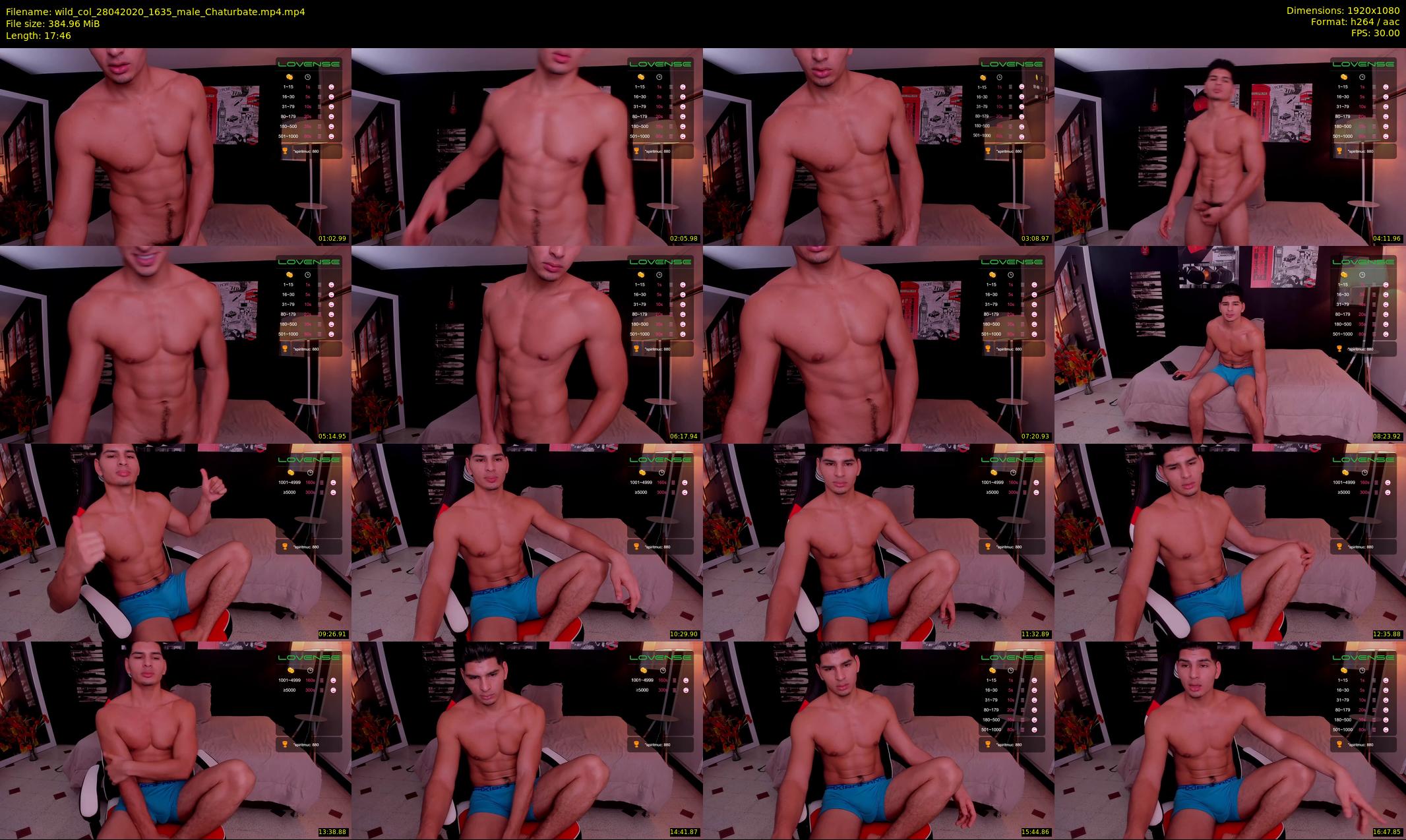 wild_col — 18 minute Chaturbate male cam show recording, 1080p, Apr 28, 2020
