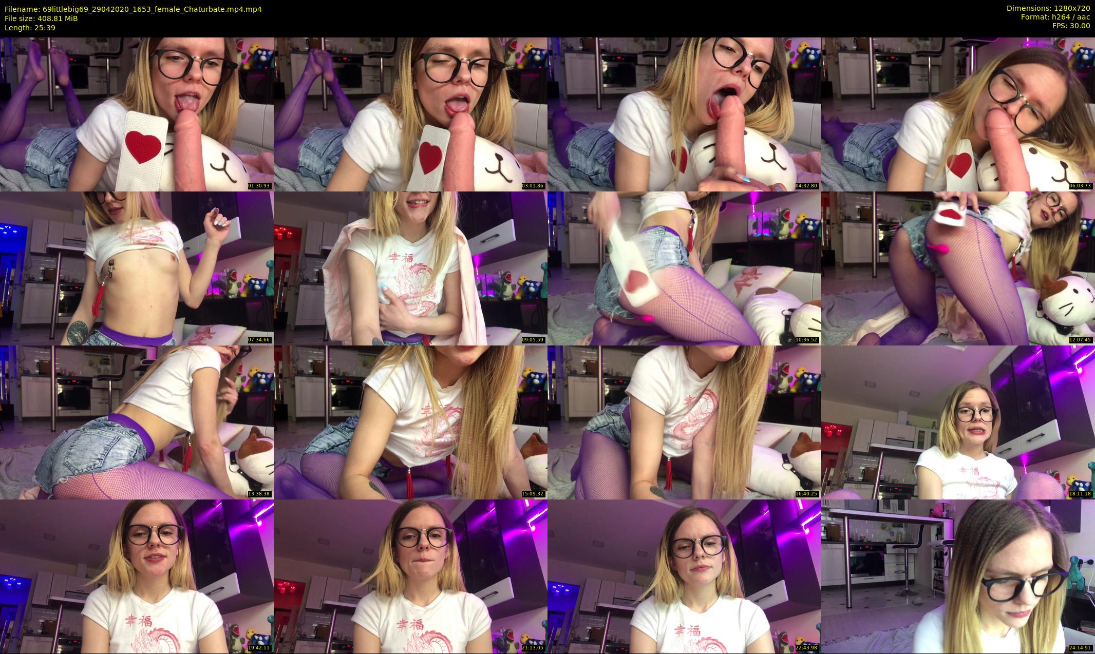 69littlebig69 — 26 minute Chaturbate couple cam show recording, 720p, Apr 29, 2020