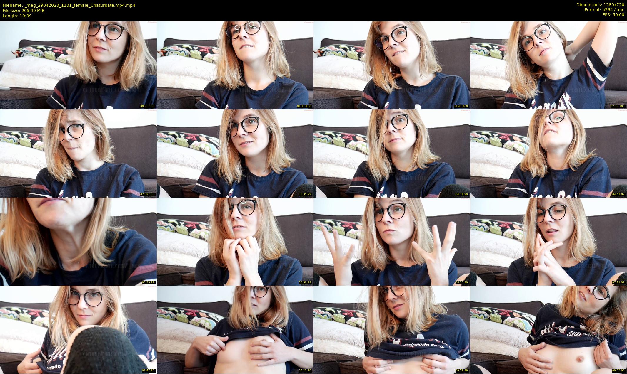 _meg — 11 minute Chaturbate female cam show recording, 720p, Apr 29, 2020