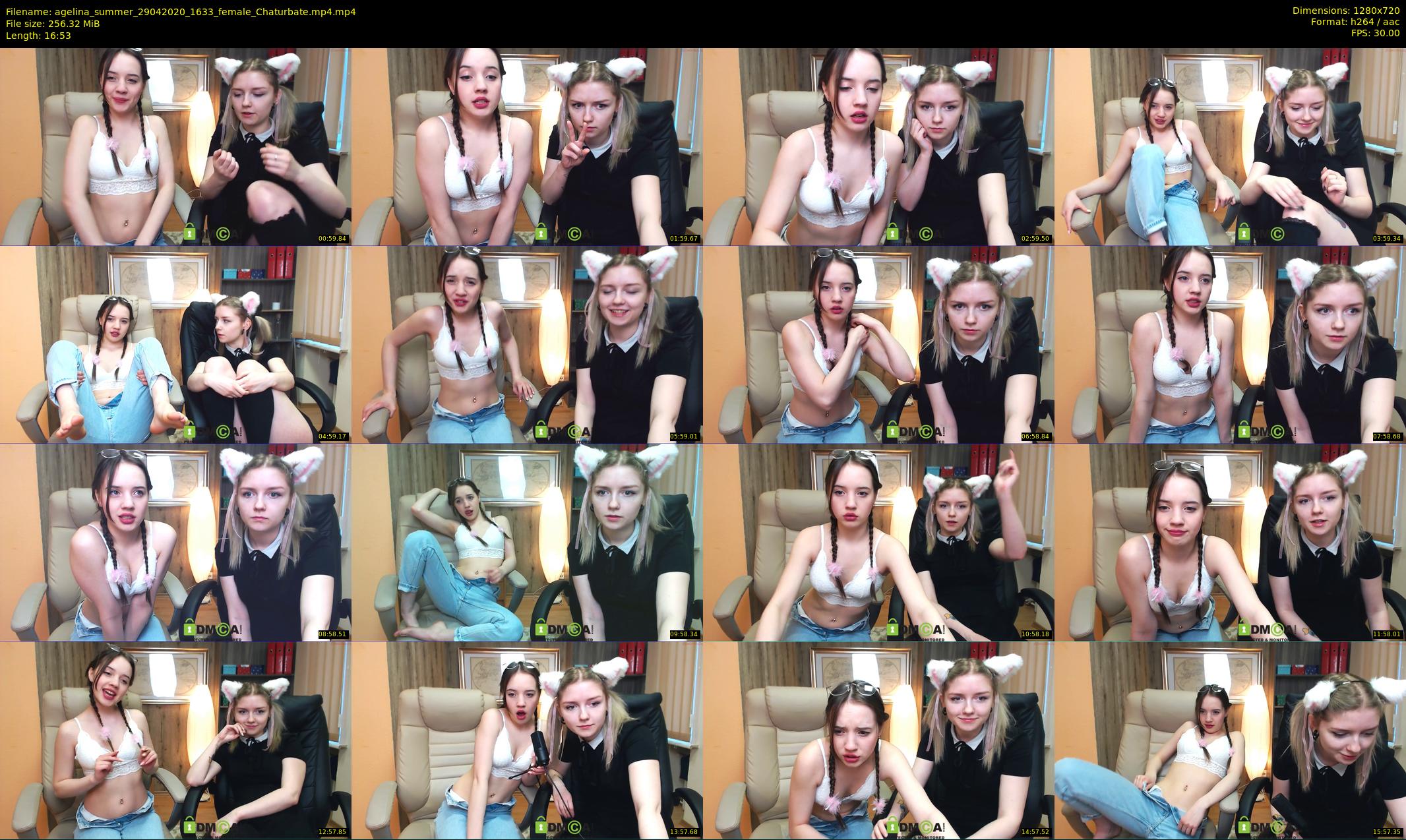 agelina_summer — 17 minute Chaturbate female cam show recording, 720p, Apr 29, 2020