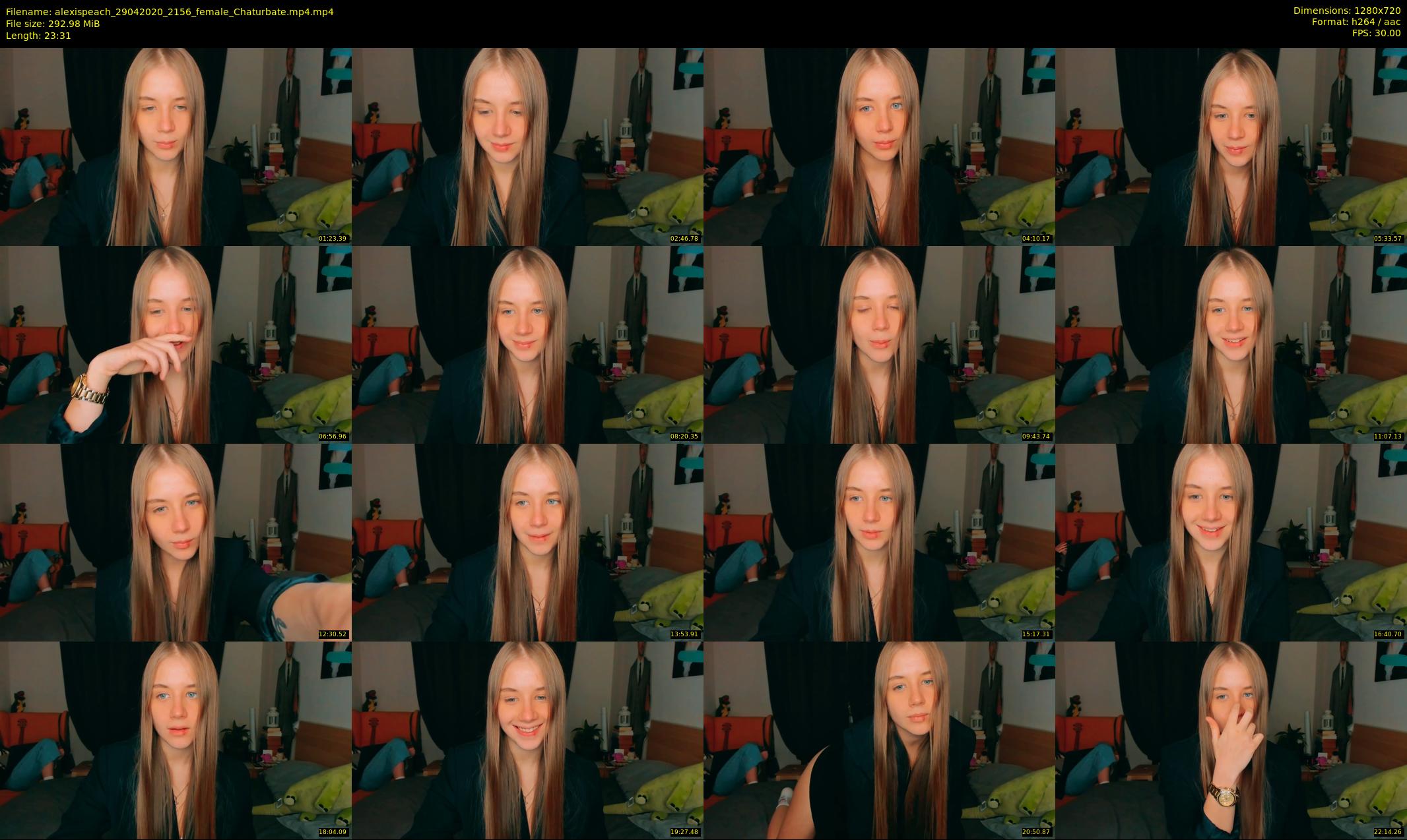 alexispeach — 24 minute Chaturbate female cam show recording, 720p, Apr 29, 2020