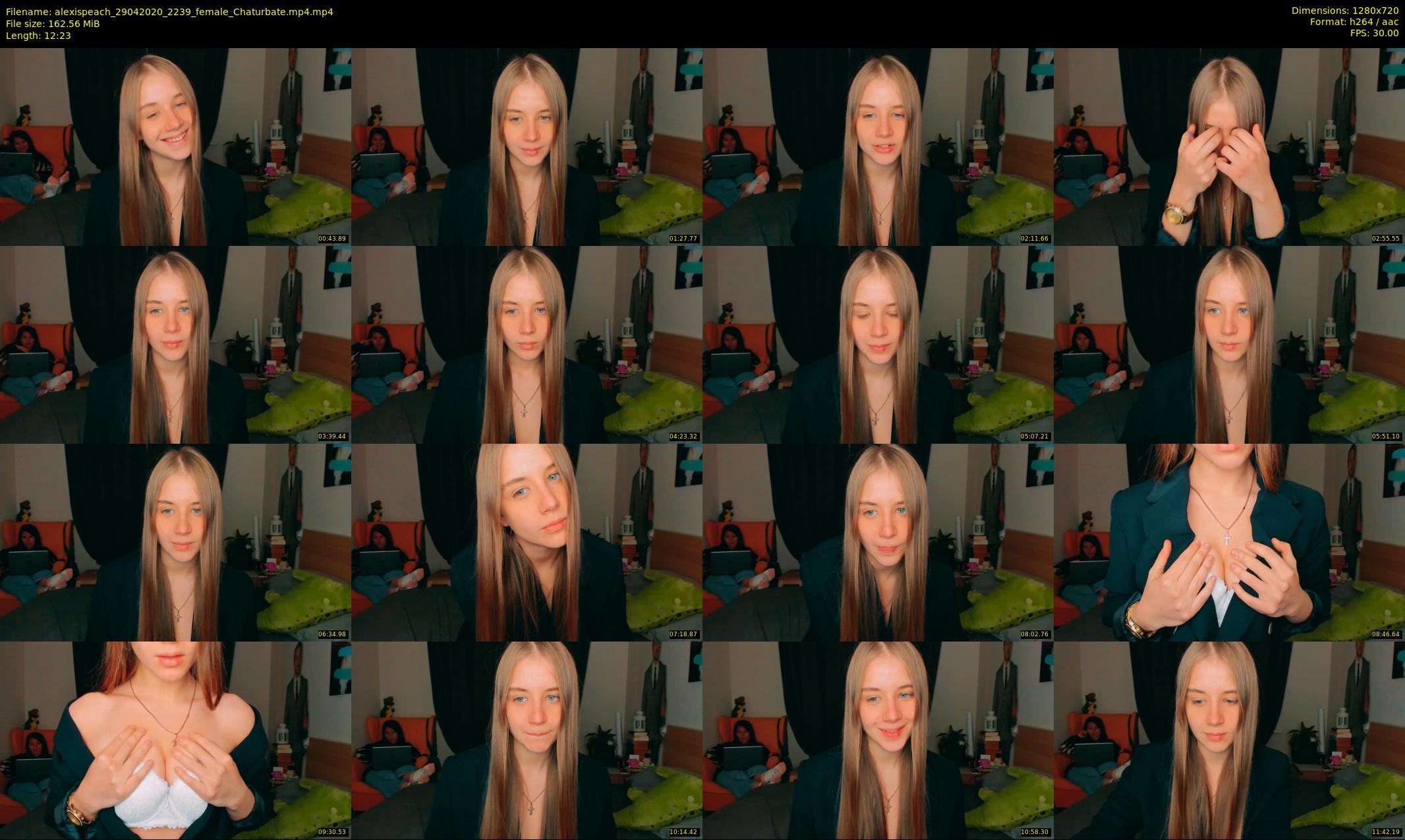 alexispeach — 13 minute Chaturbate female cam show recording, 720p, Apr 29, 2020