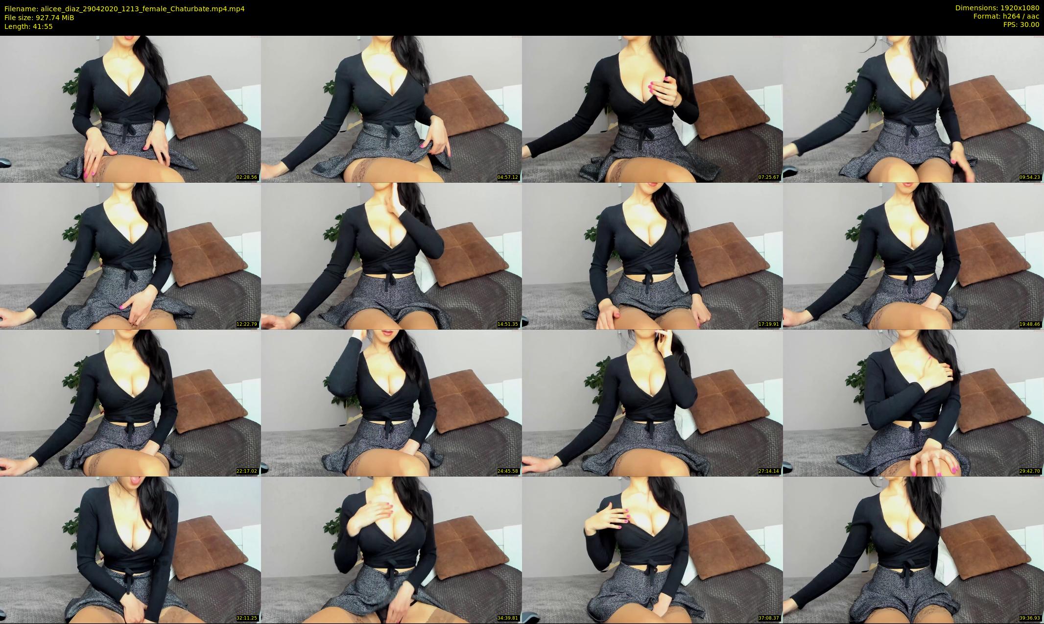 alicee_diaz — 42 minute Chaturbate female cam show recording, 1080p, Apr 29, 2020