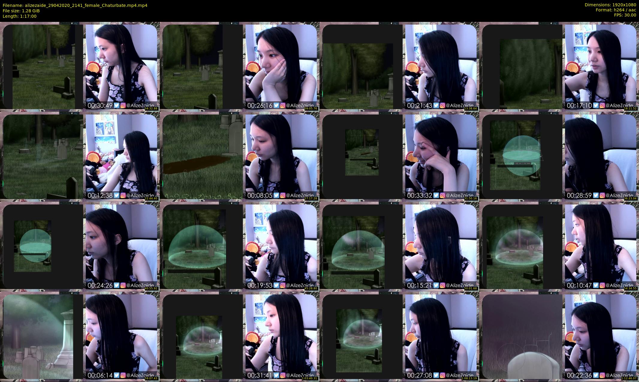 alizezaide — 77 minute Chaturbate female cam show recording, 1080p, Apr 29, 2020