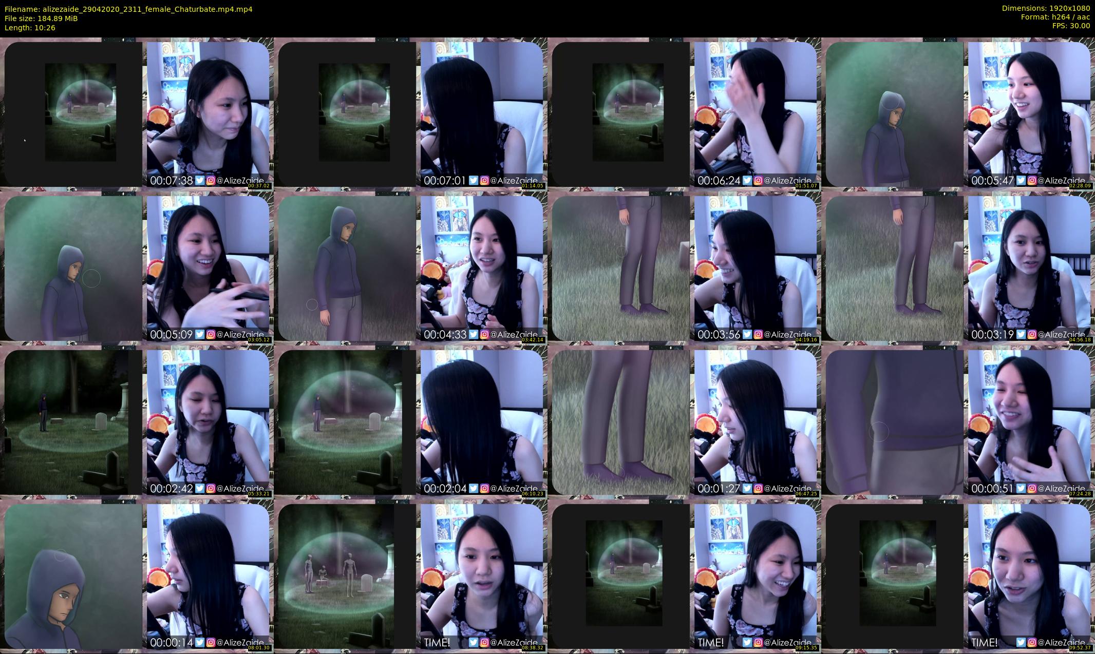 alizezaide — 11 minute Chaturbate female cam show recording, 1080p, Apr 29, 2020