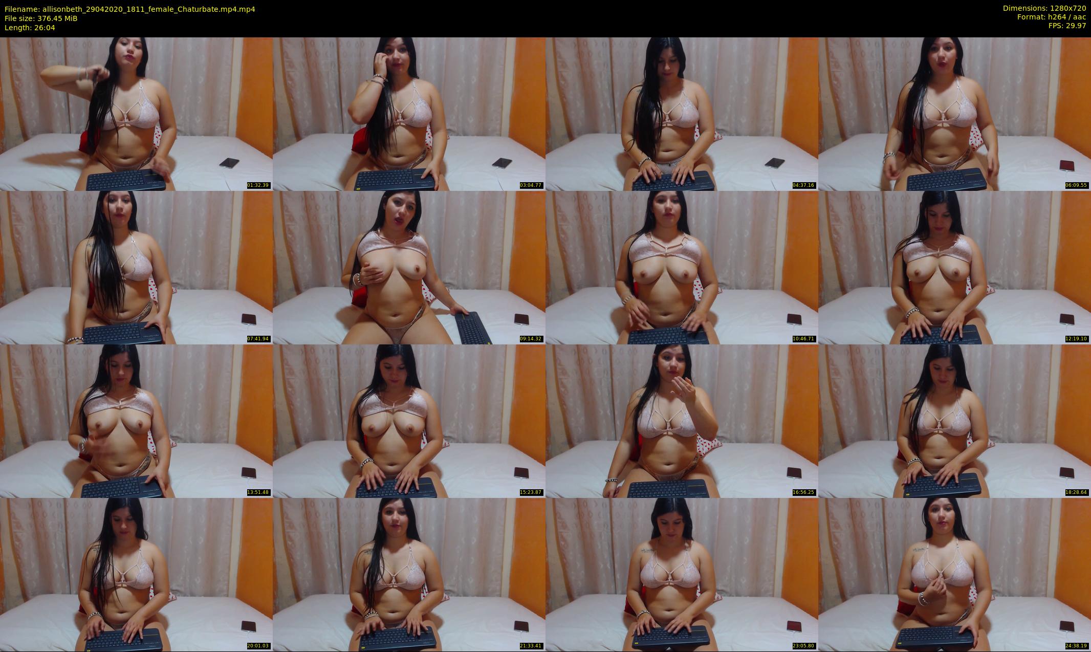allisonbeth — 27 minute Chaturbate female cam show recording, 720p, Apr 29, 2020