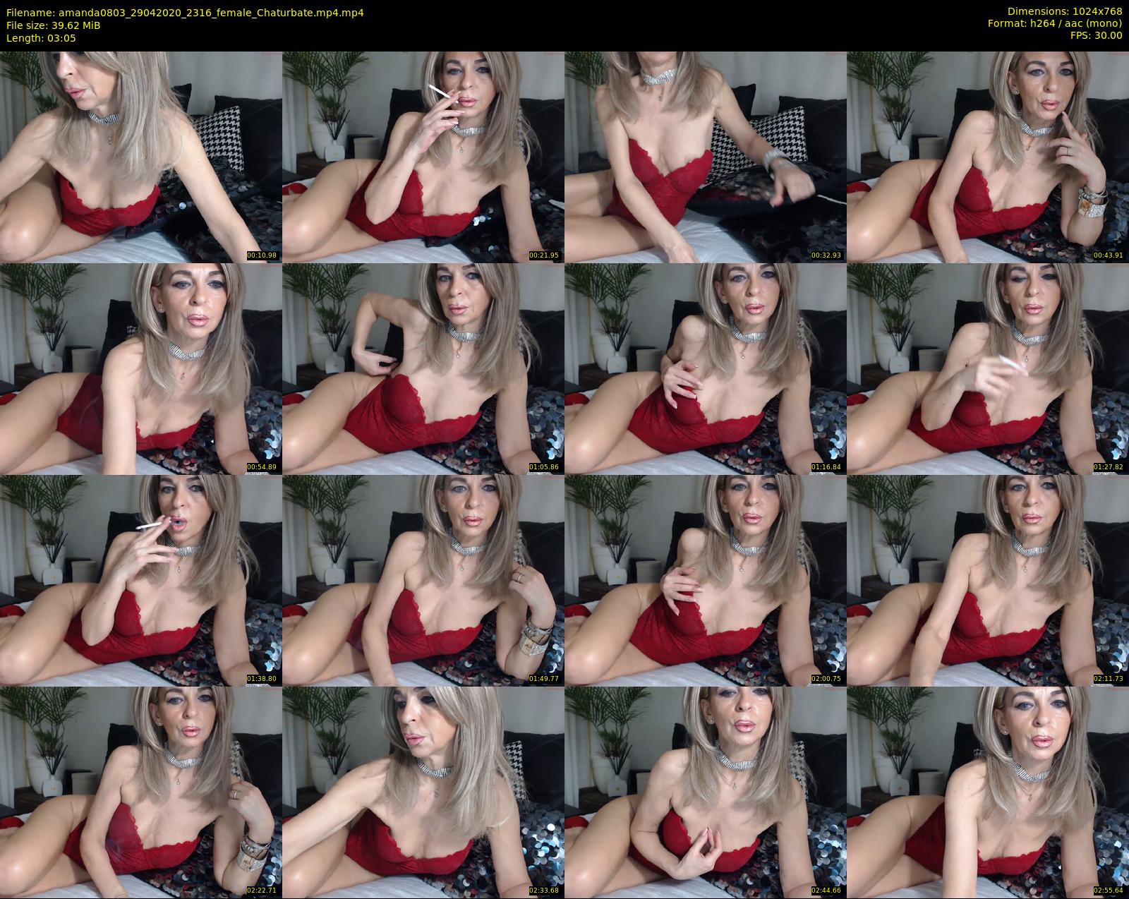 amanda0803 — 4 minute Chaturbate female cam show recording, 720p, Apr 29, 2020