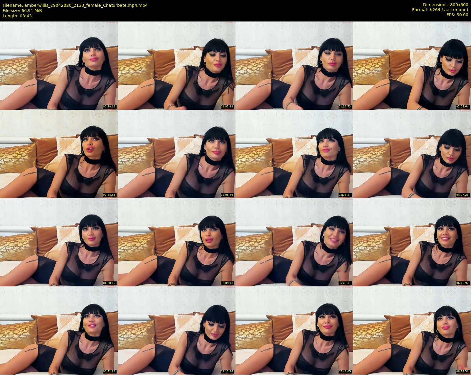 amberwillis — 9 minute Chaturbate female cam show recording, 480p, Apr 29, 2020