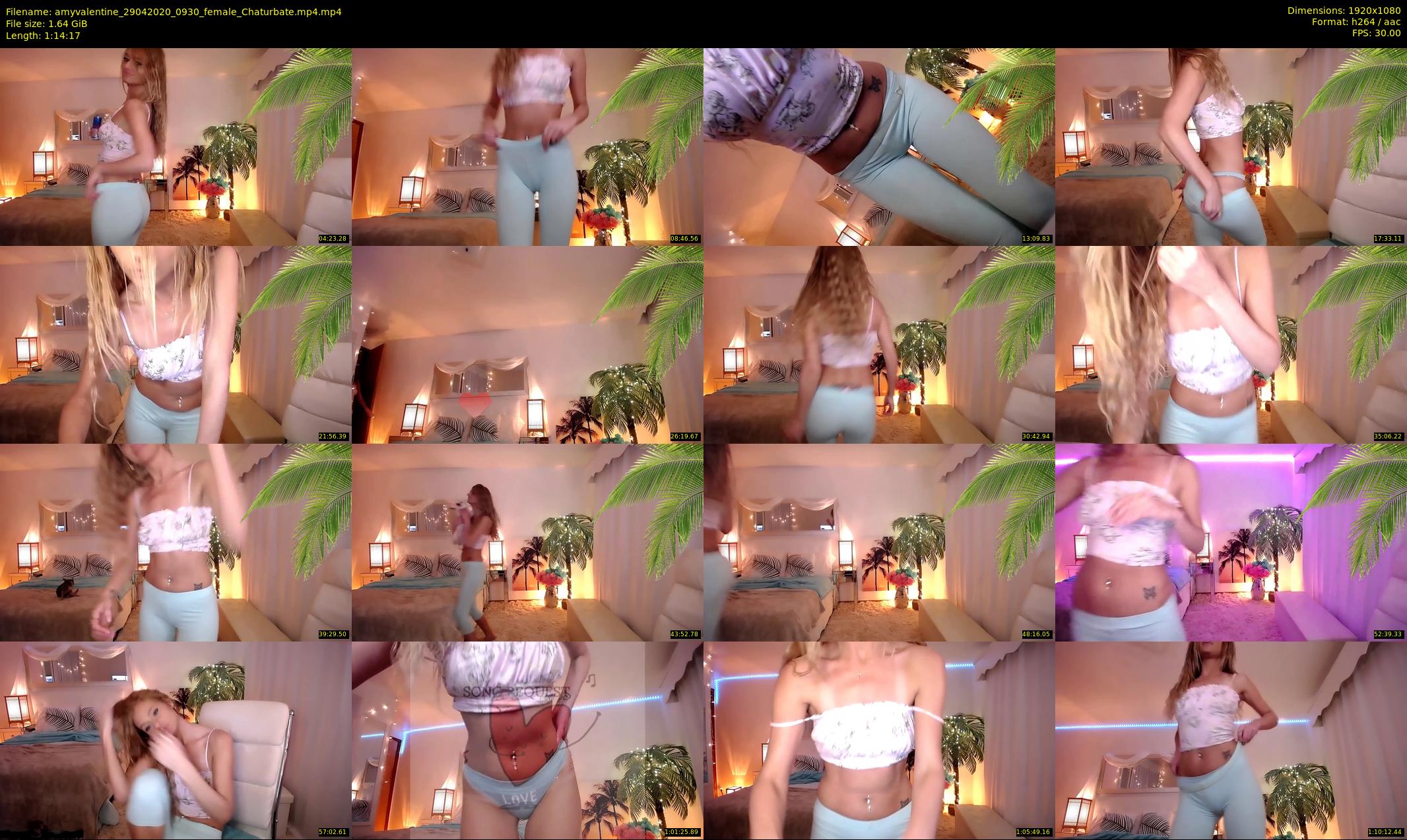 amyvalentine — 75 minute Chaturbate female cam show recording, 1080p, Apr 29, 2020