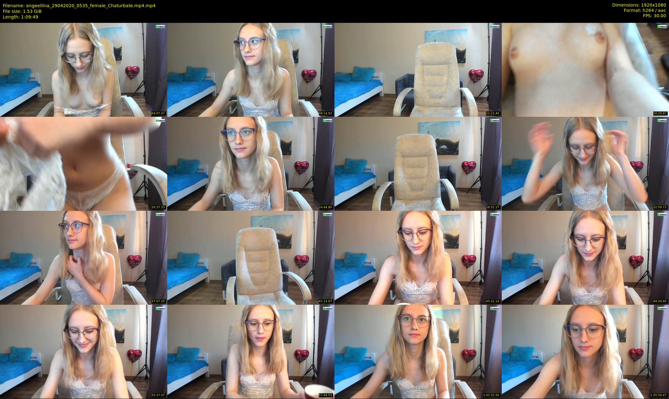 angeellina — 70 minute Chaturbate female cam show recording, 1080p, Apr 29, 2020