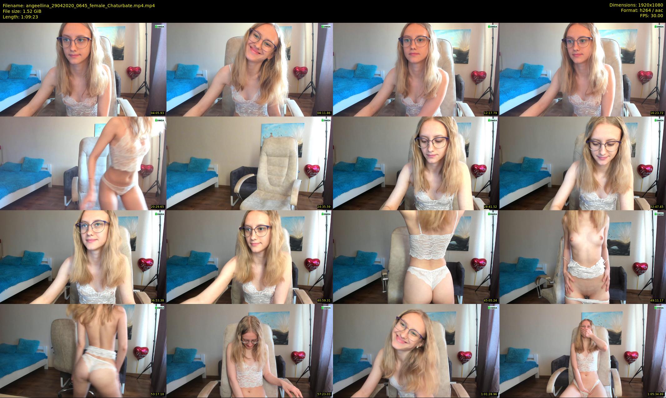 angeellina — 70 minute Chaturbate female cam show recording, 1080p, Apr 29, 2020