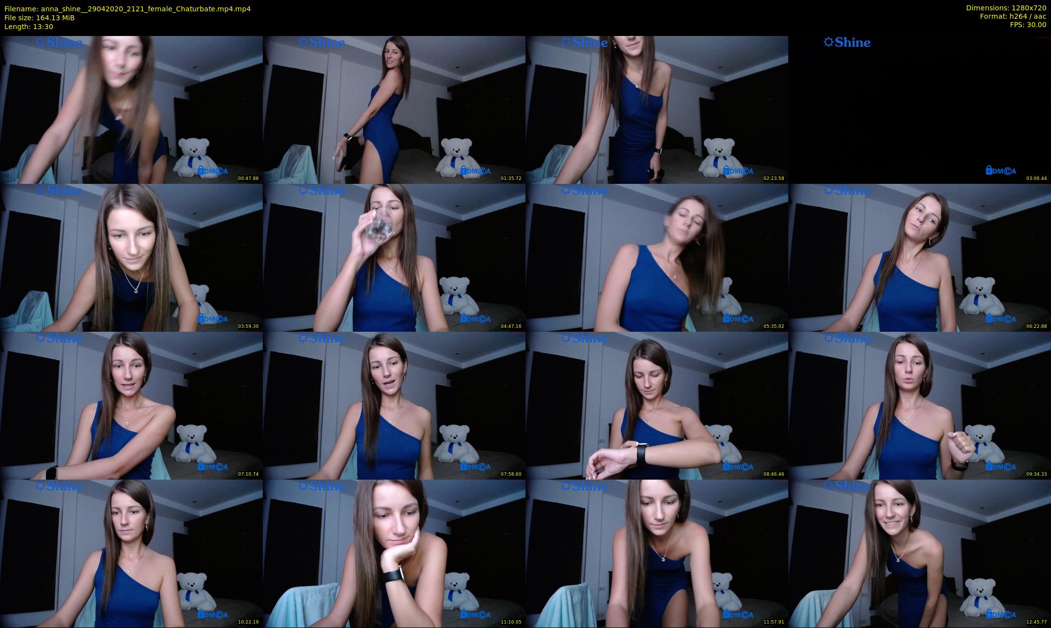 anna_shine_ — 14 minute Chaturbate female cam show recording, 720p, Apr 29, 2020