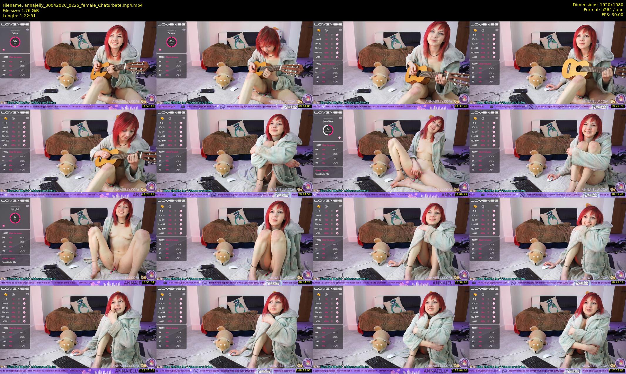 annajelly — 83 minute Chaturbate couple cam show recording, 1080p, Apr 30, 2020