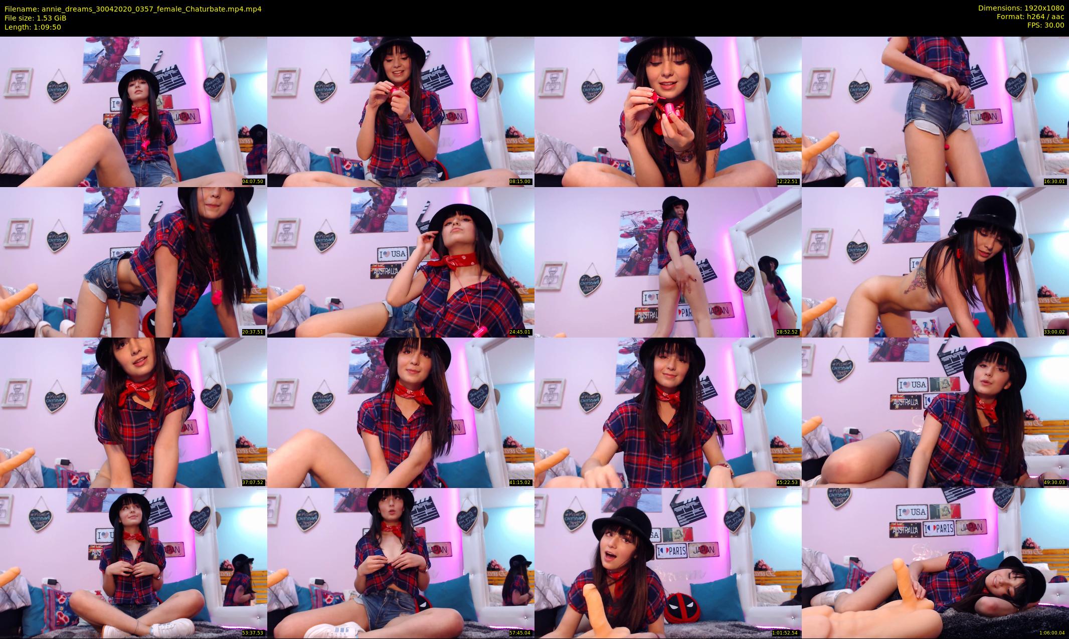 annie_dreams — 70 minute Chaturbate female cam show recording, 1080p, Apr 30, 2020