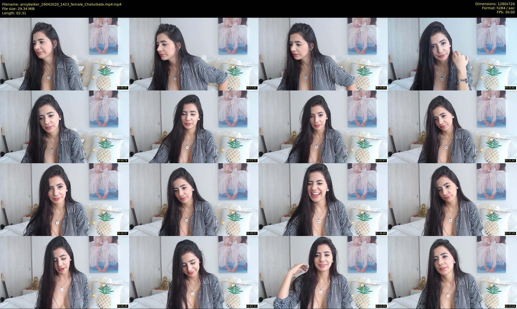 annybeiker — 3 minute Chaturbate female cam show recording, 720p, Apr 29, 2020