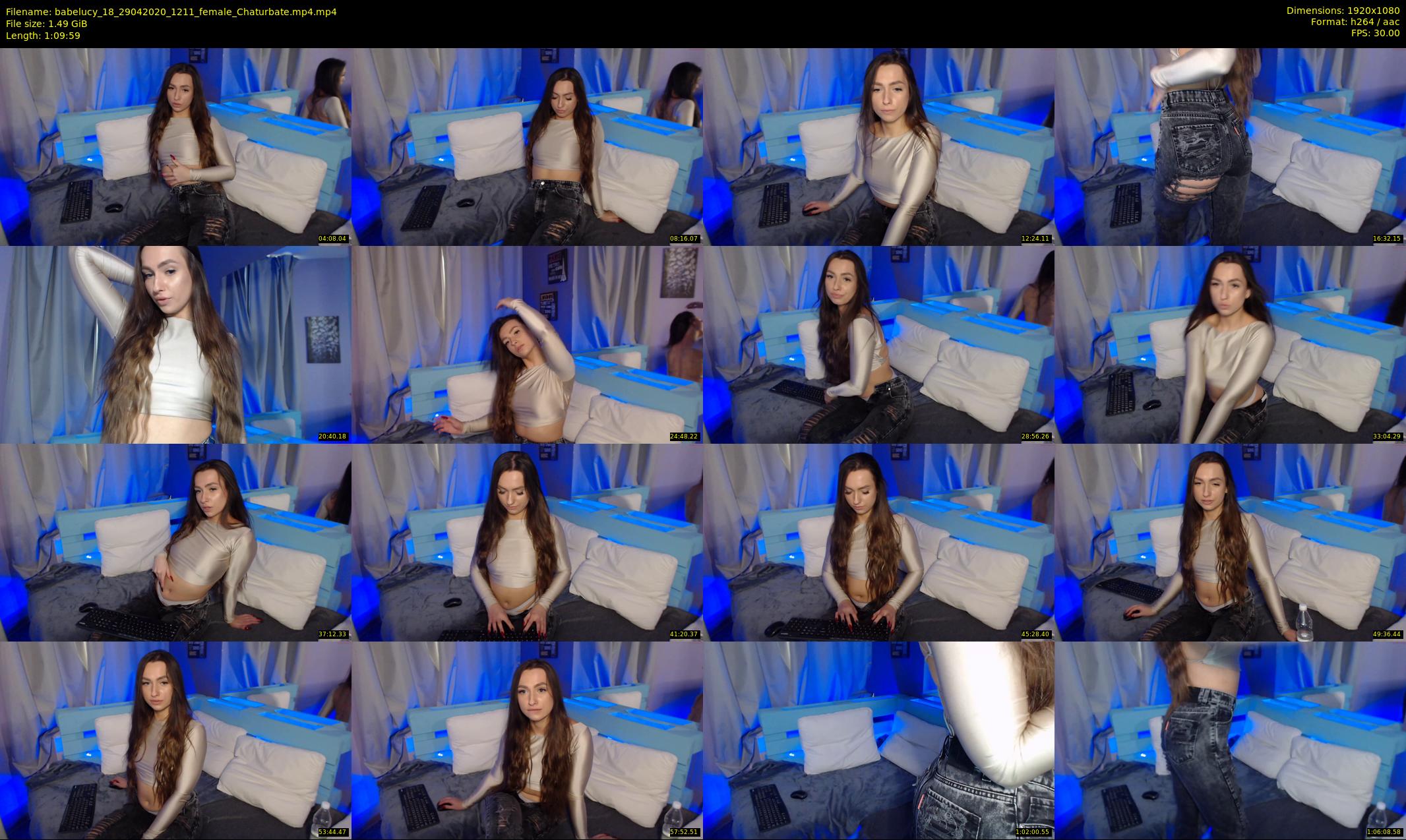 babelucy_18 — 70 minute Chaturbate female cam show recording, 1080p, Apr 29, 2020