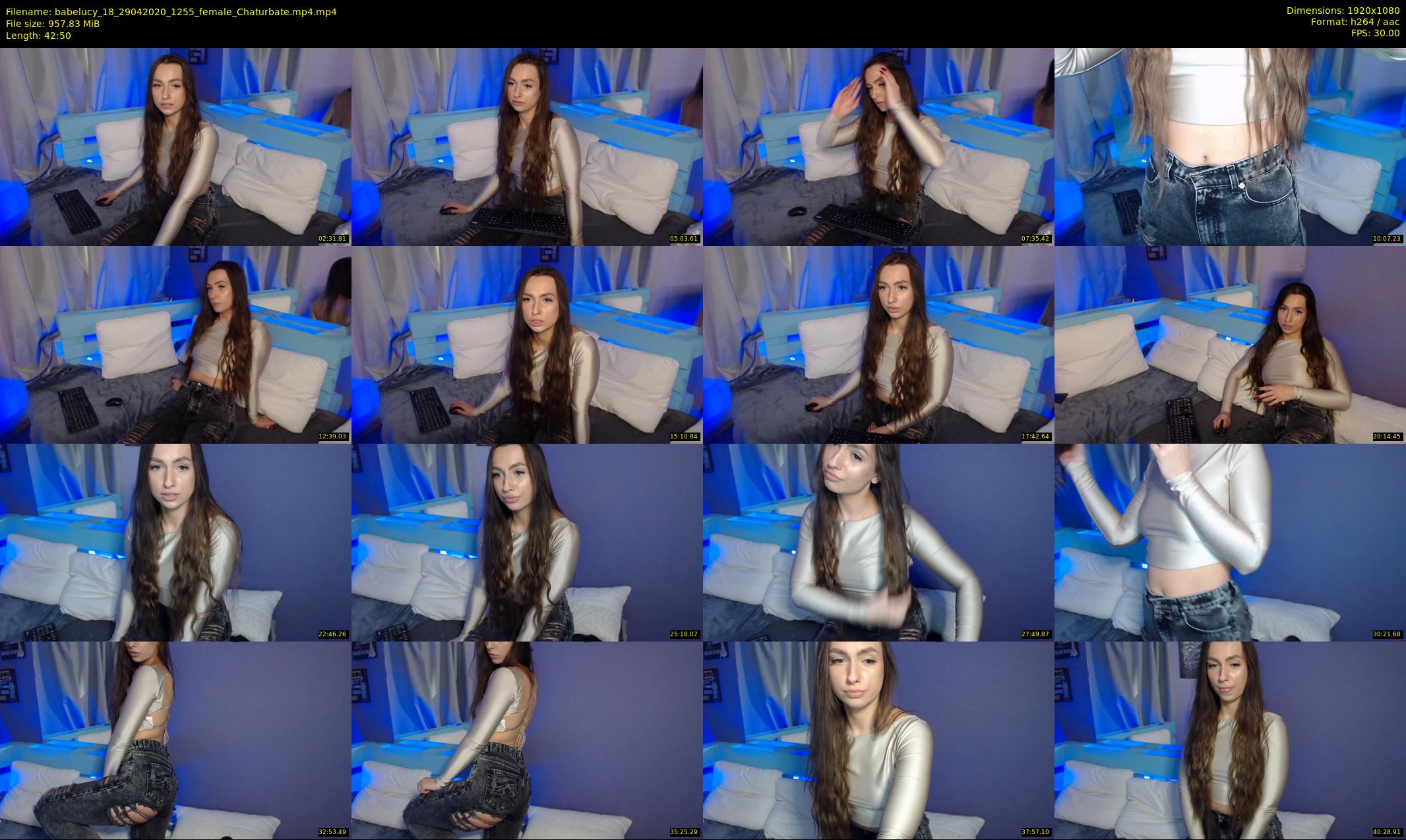 babelucy_18 — 43 minute Chaturbate female cam show recording, 1080p, Apr 29, 2020