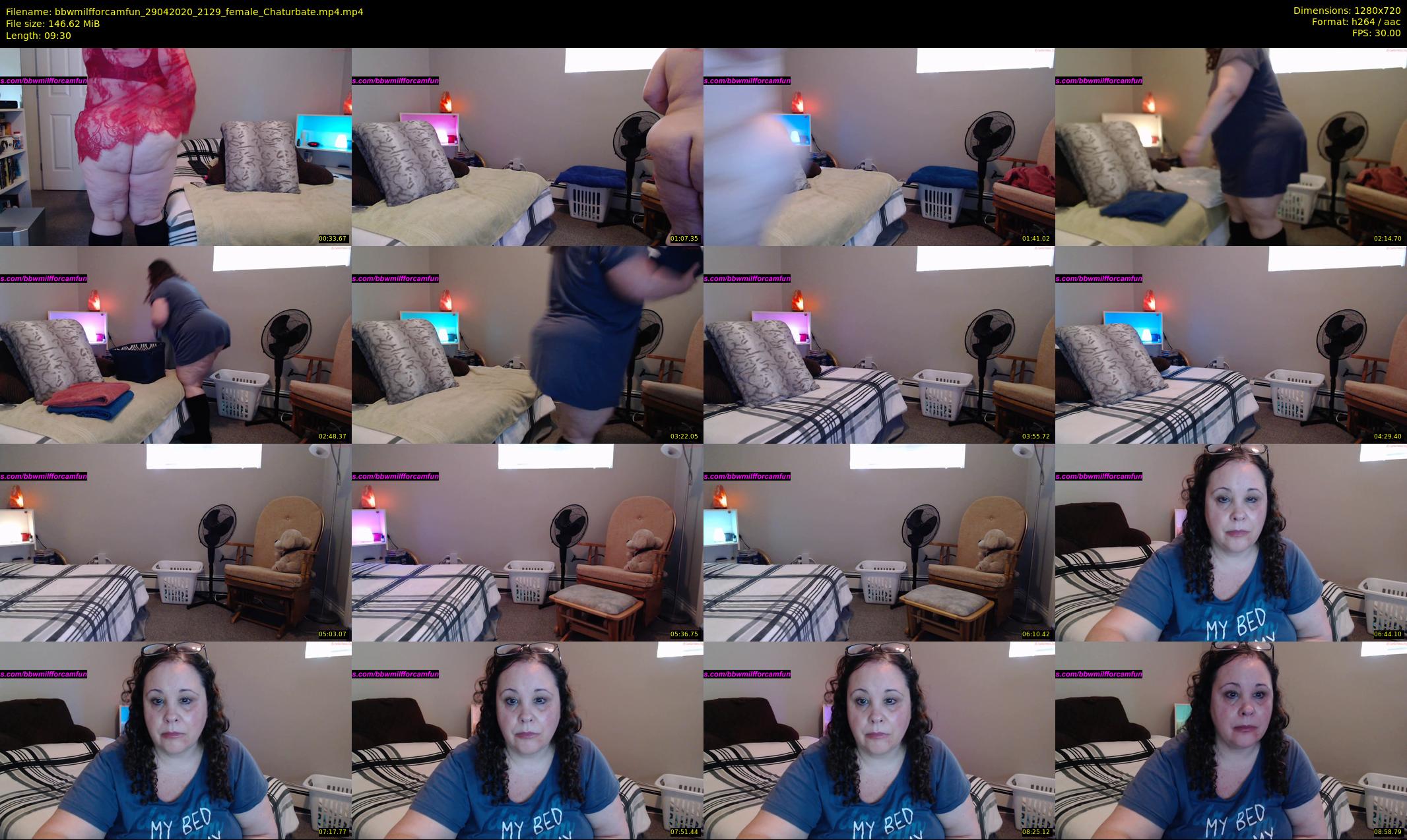 bbwmilfforcamfun — 10 minute Chaturbate female cam show recording, 720p, Apr 29, 2020