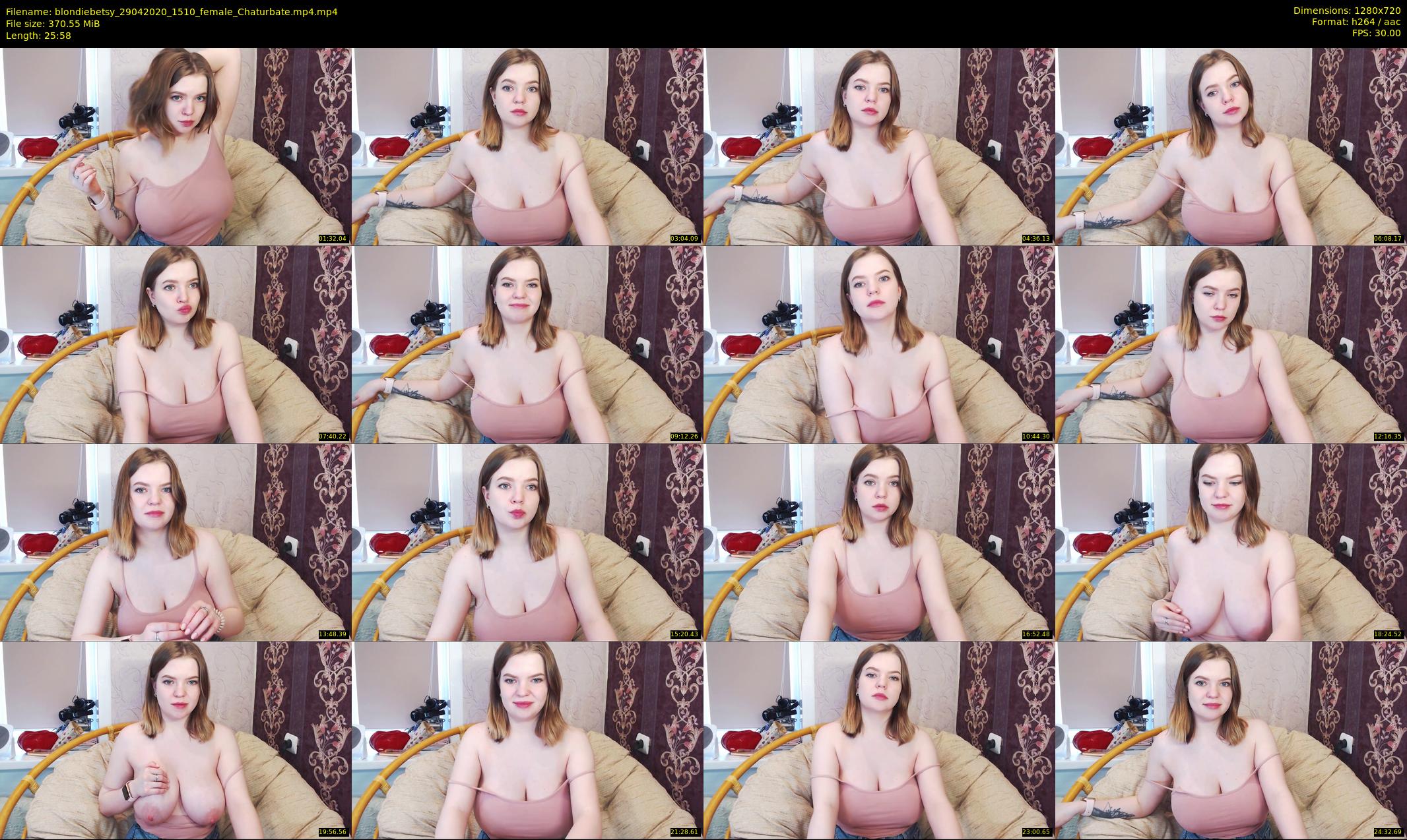 blondiebetsy — 26 minute Chaturbate female cam show recording, 720p, Apr 29, 2020