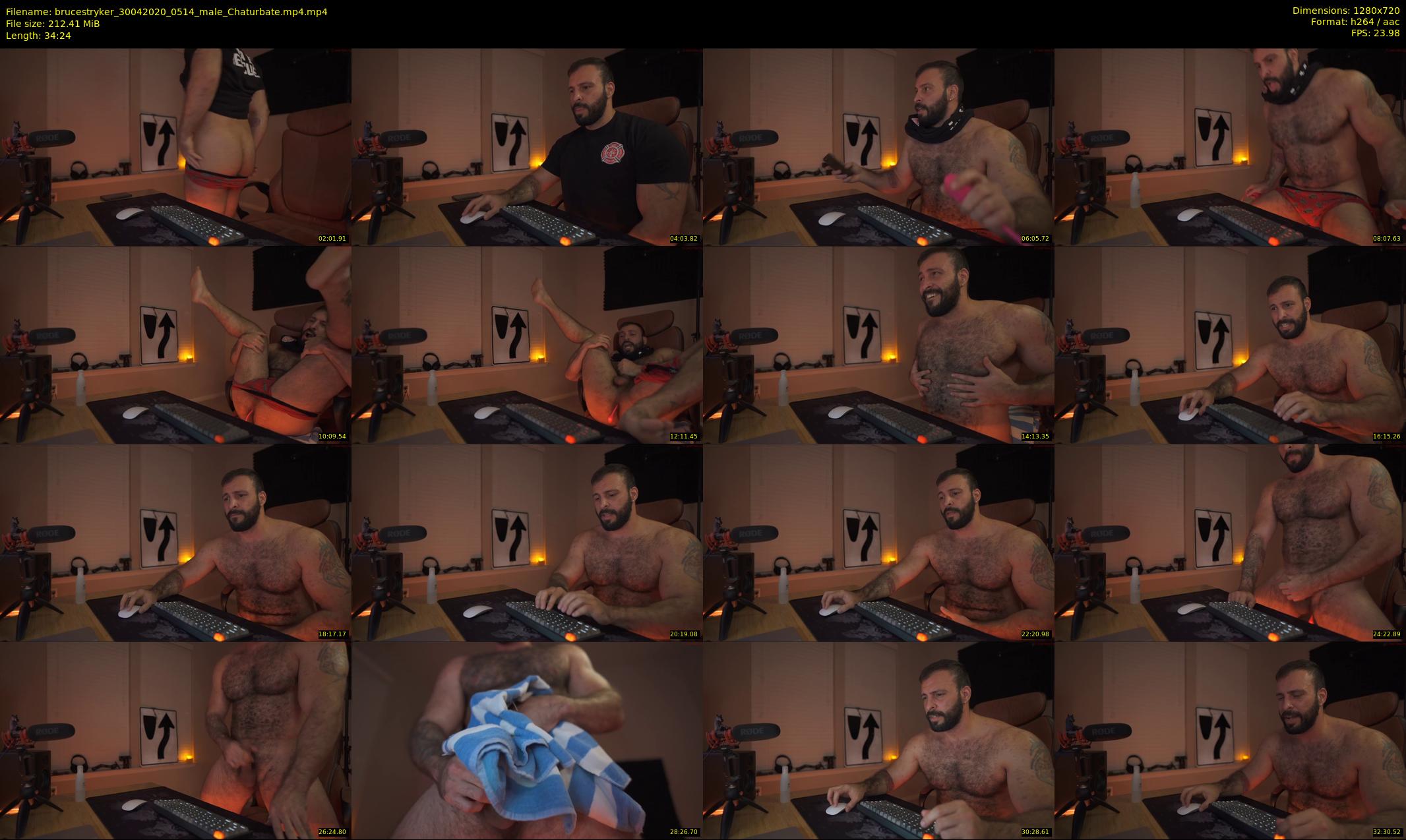 brucestryker — 35 minute Chaturbate male cam show recording, 720p, Apr 30, 2020