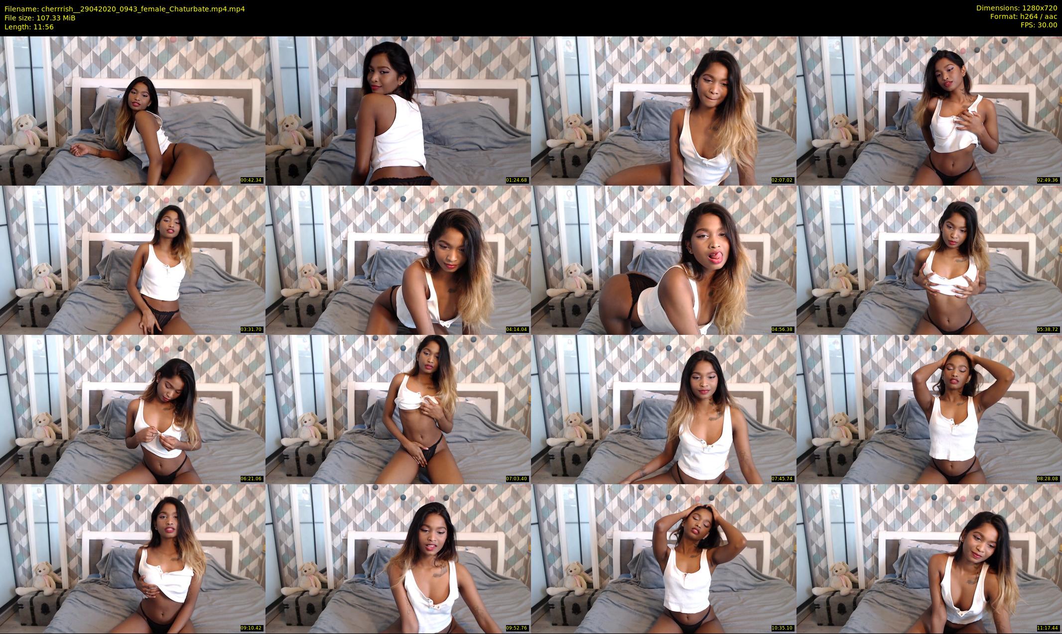cherrrish_ — 12 minute Chaturbate female cam show recording, 720p, Apr 29, 2020