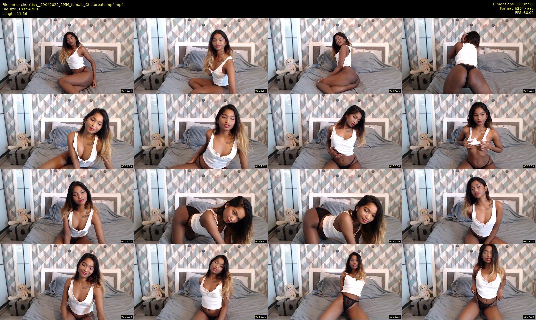 cherrrish_ — 12 minute Chaturbate female cam show recording, 720p, Apr 29, 2020