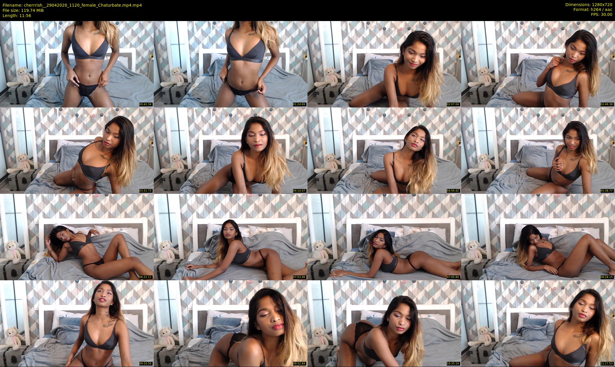 cherrrish_ — 12 minute Chaturbate female cam show recording, 720p, Apr 29, 2020
