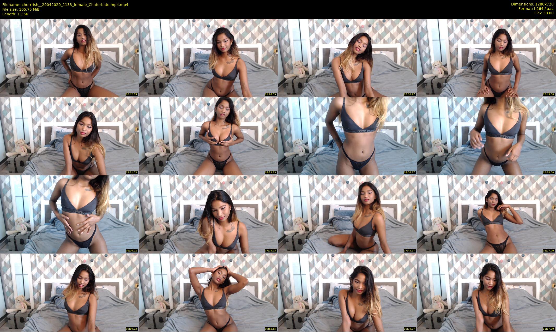 cherrrish_ — 12 minute Chaturbate female cam show recording, 720p, Apr 29, 2020