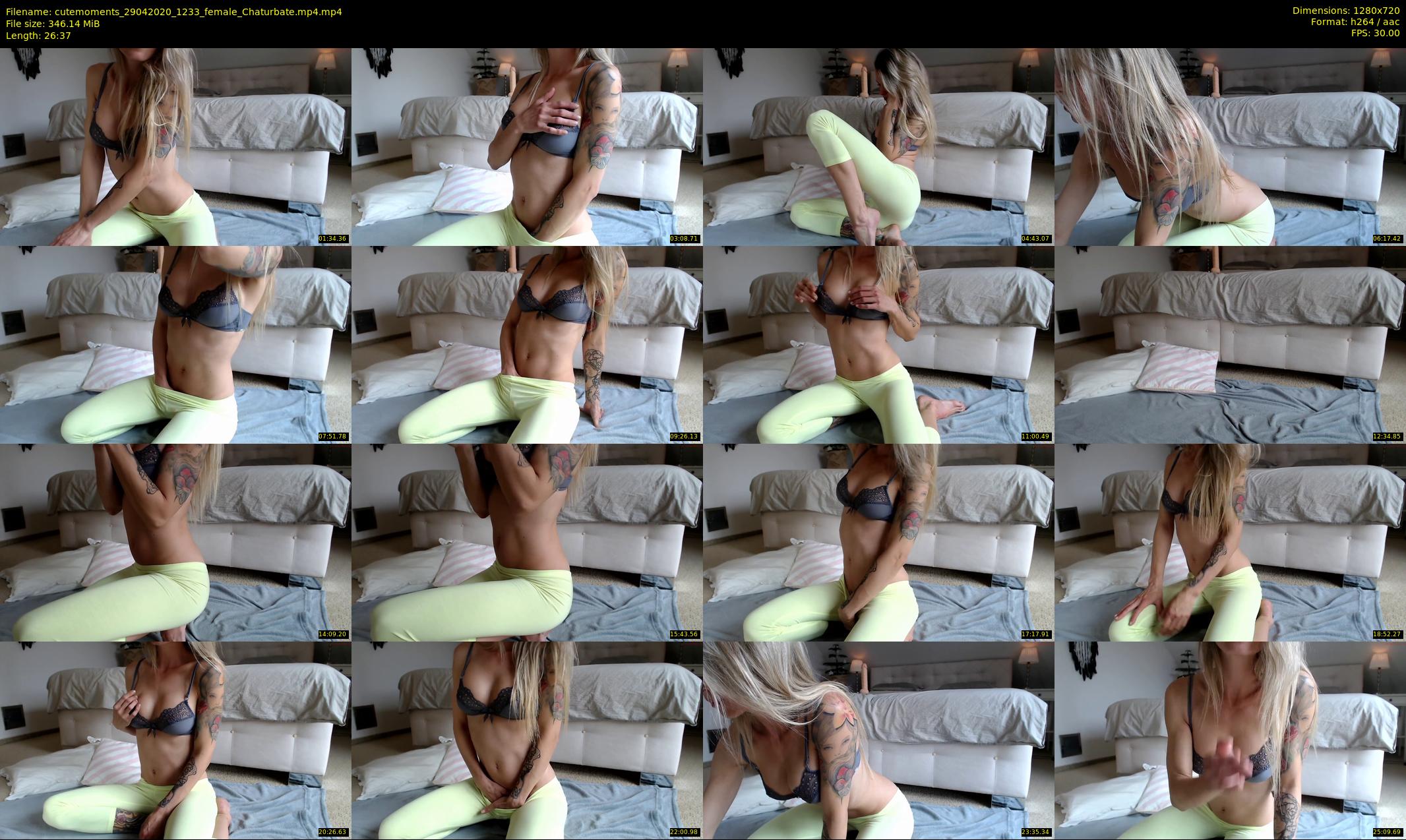 cutemoments — 27 minute Chaturbate female cam show recording, 720p, Apr 29, 2020