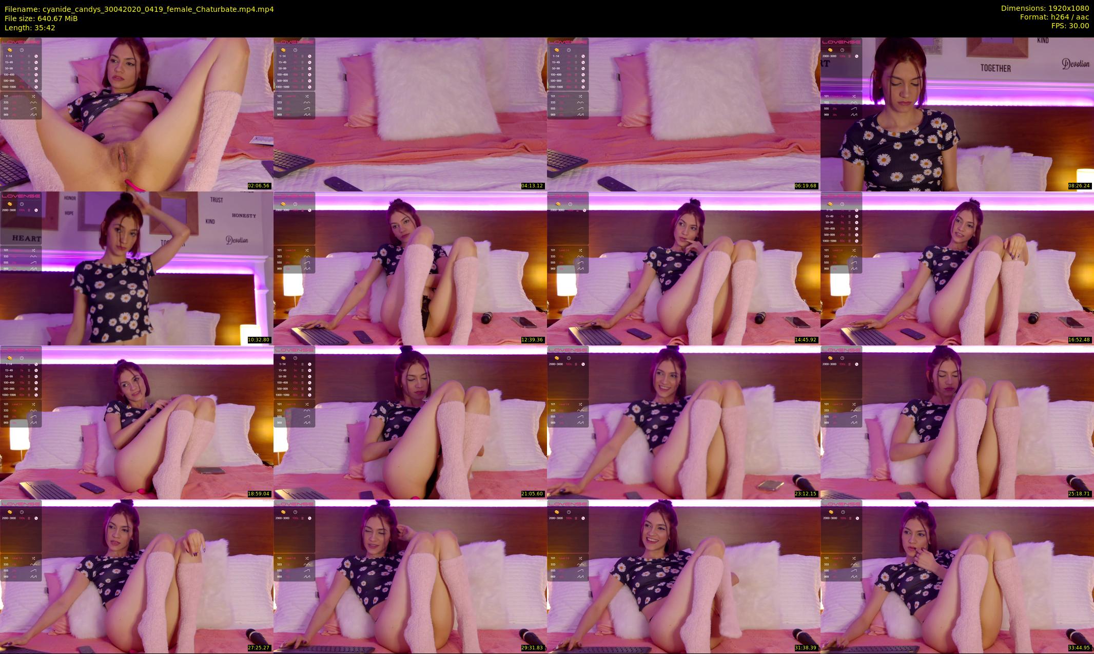 cyanide_candys — 36 minute Chaturbate female cam show recording, 1080p, Apr 30, 2020