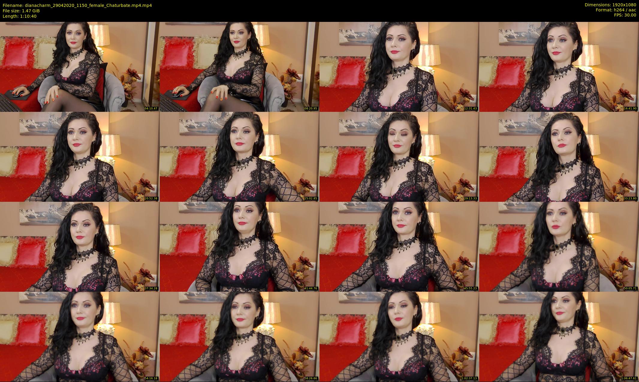 dianacharm — 71 minute Chaturbate female cam show recording, 1080p, Apr 29, 2020