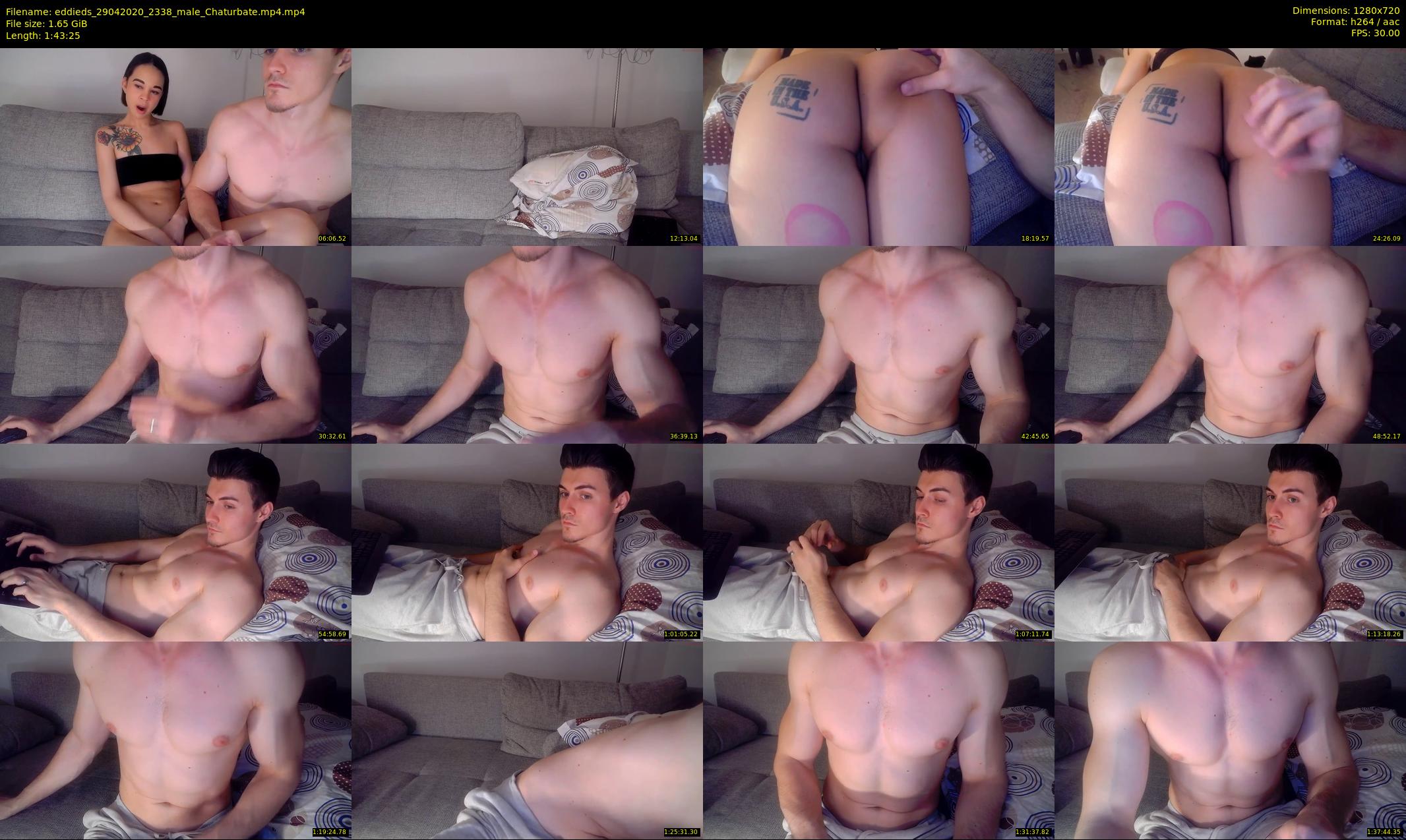 eddieds — 104 minute Chaturbate male cam show recording, 720p, Apr 29, 2020