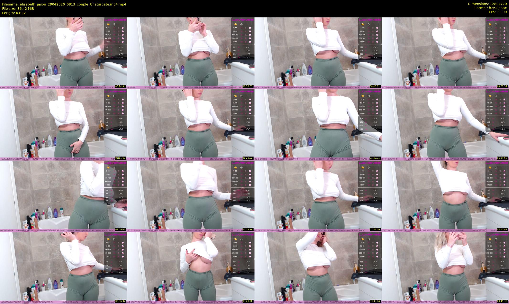 elisabeth_jason — 5 minute Chaturbate couple cam show recording, 720p, Apr 29, 2020
