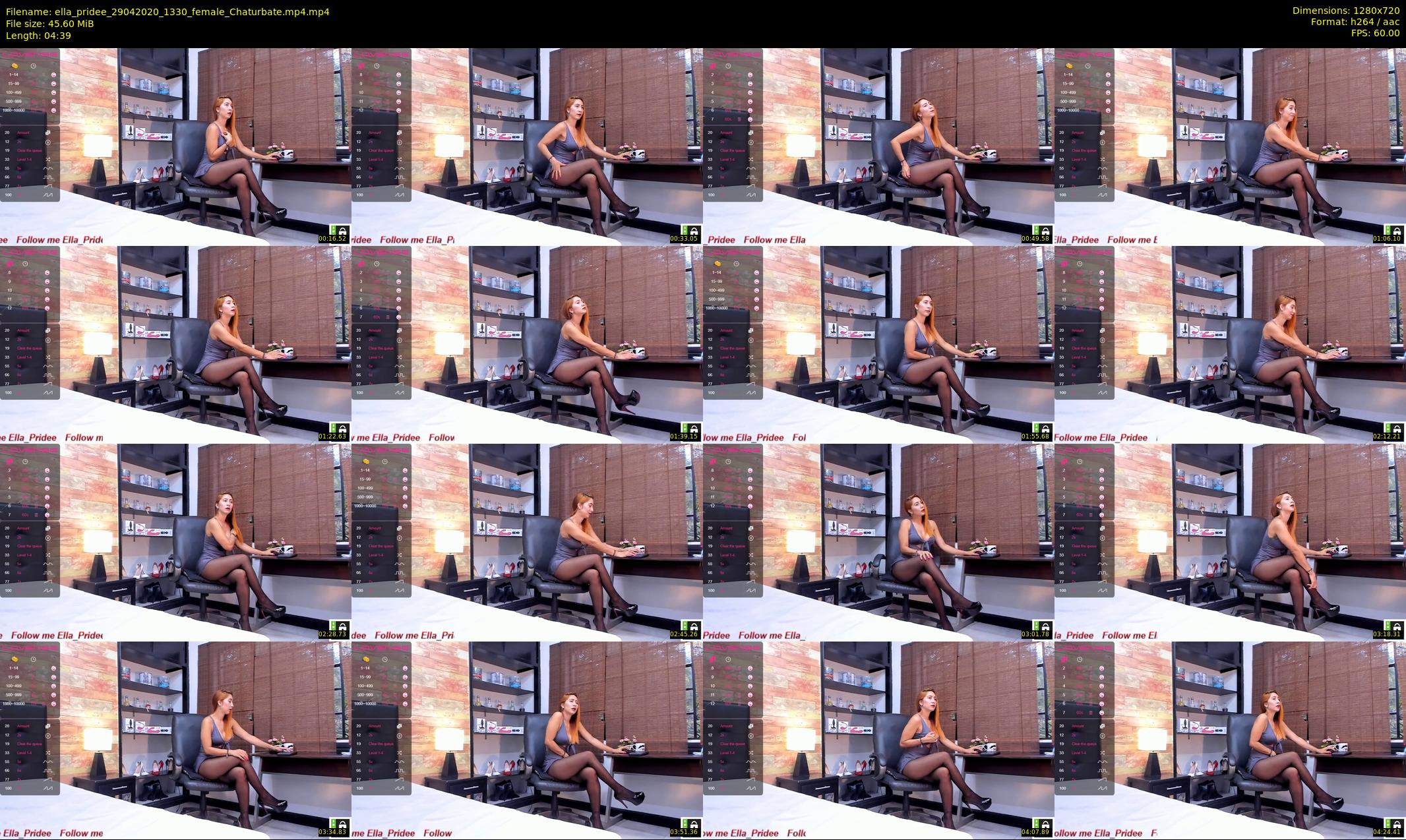 ella_pridee — 5 minute Chaturbate female cam show recording, 720p, Apr 29, 2020