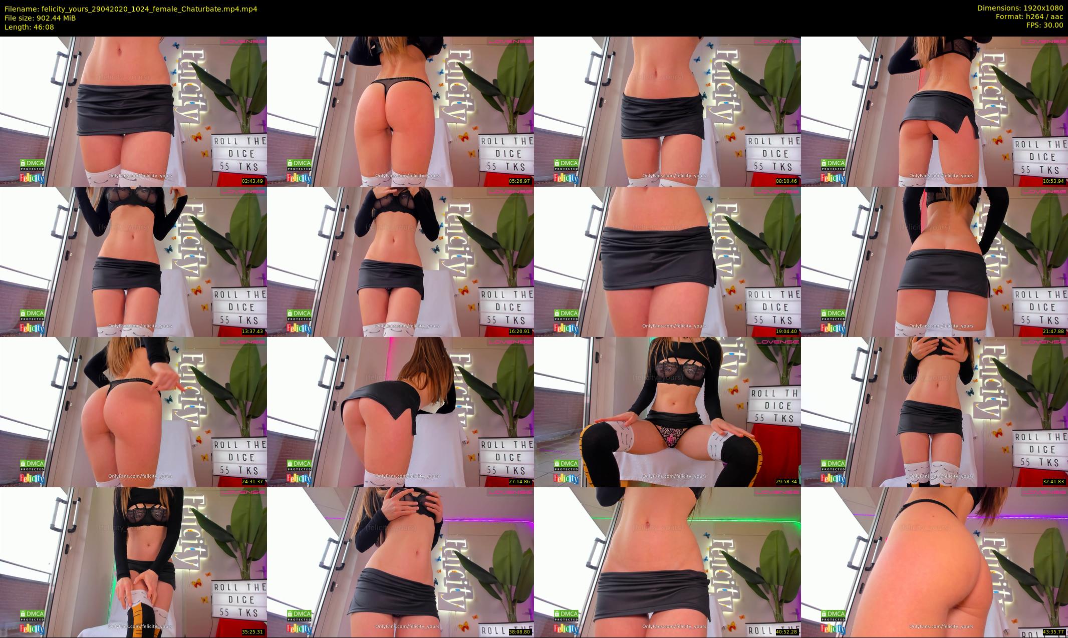 felicity_yours — 47 minute Chaturbate female cam show recording, 1080p, Apr 29, 2020