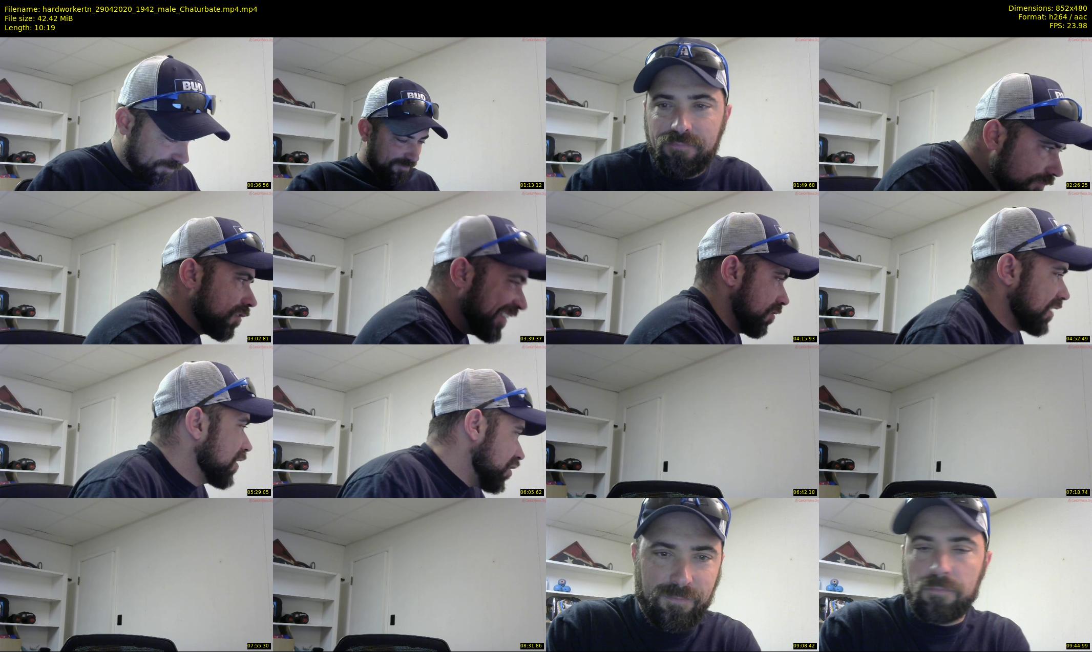 hardworkertn — 11 minute Chaturbate male cam show recording, 480p, Apr 29, 2020