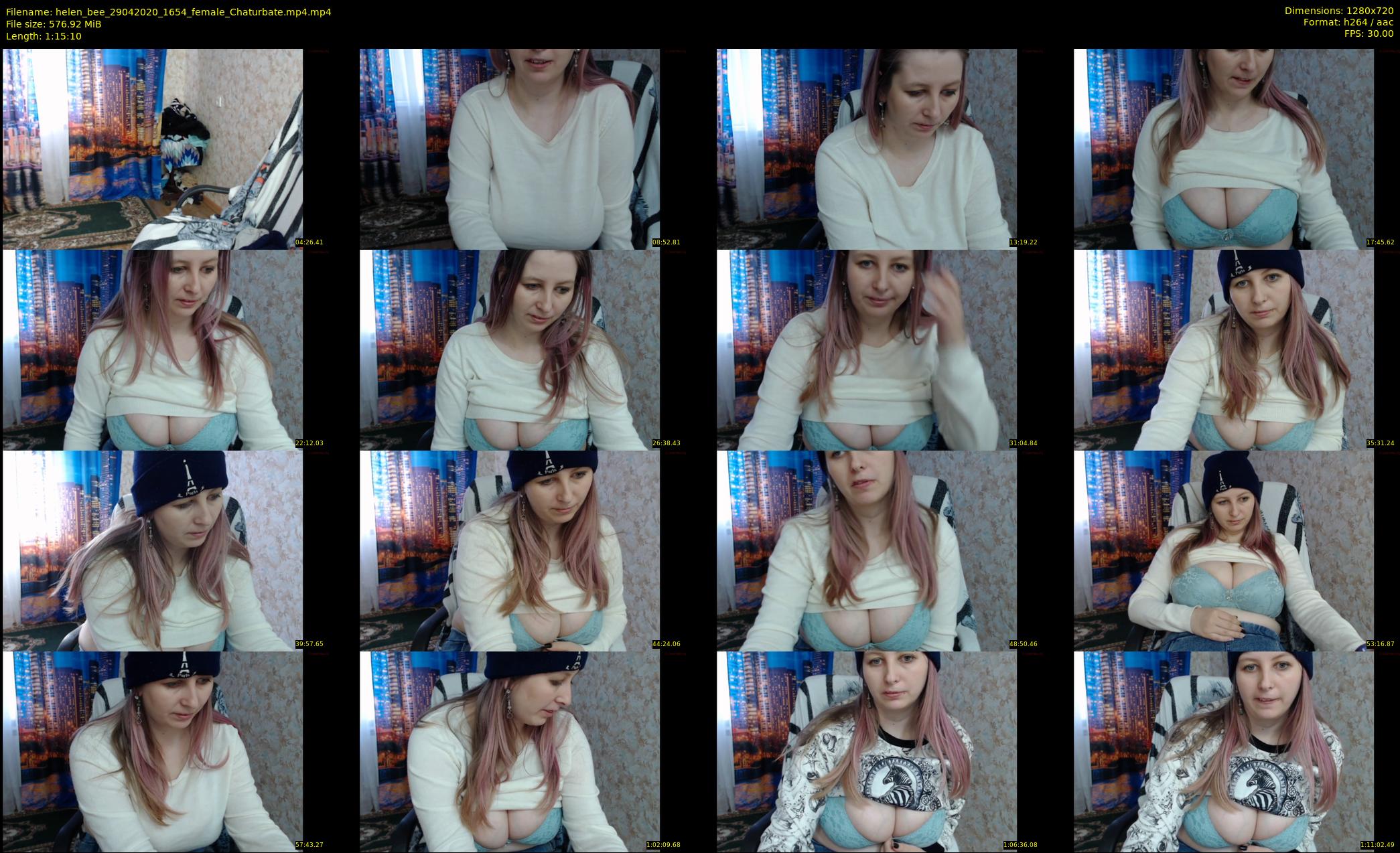 helen_bee — 76 minute Chaturbate female cam show recording, 720p, Apr 29, 2020