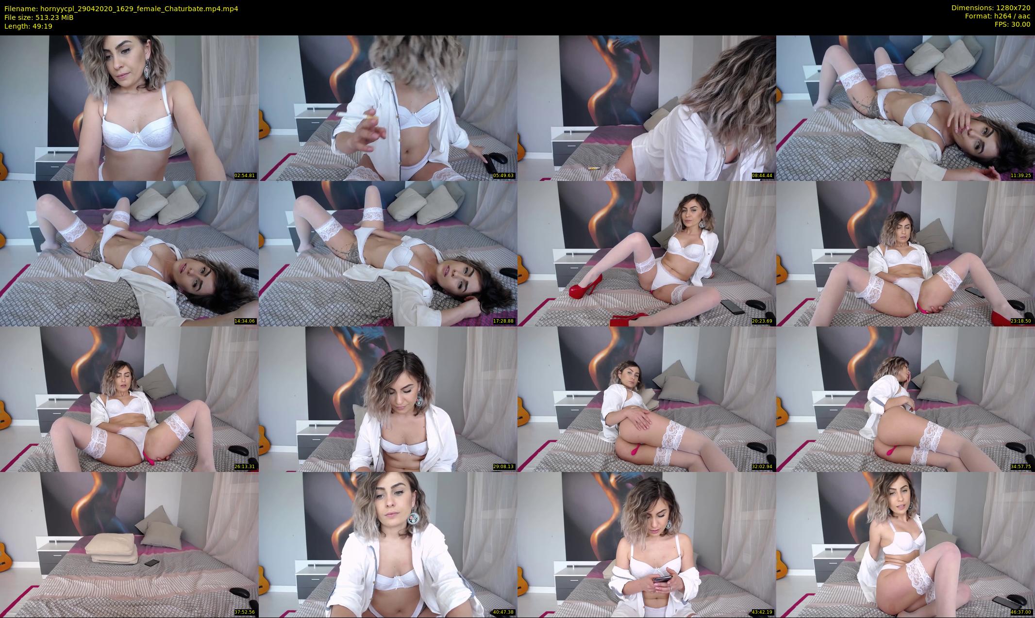 hornyycpl — 50 minute Chaturbate couple cam show recording, 720p, Apr 29, 2020