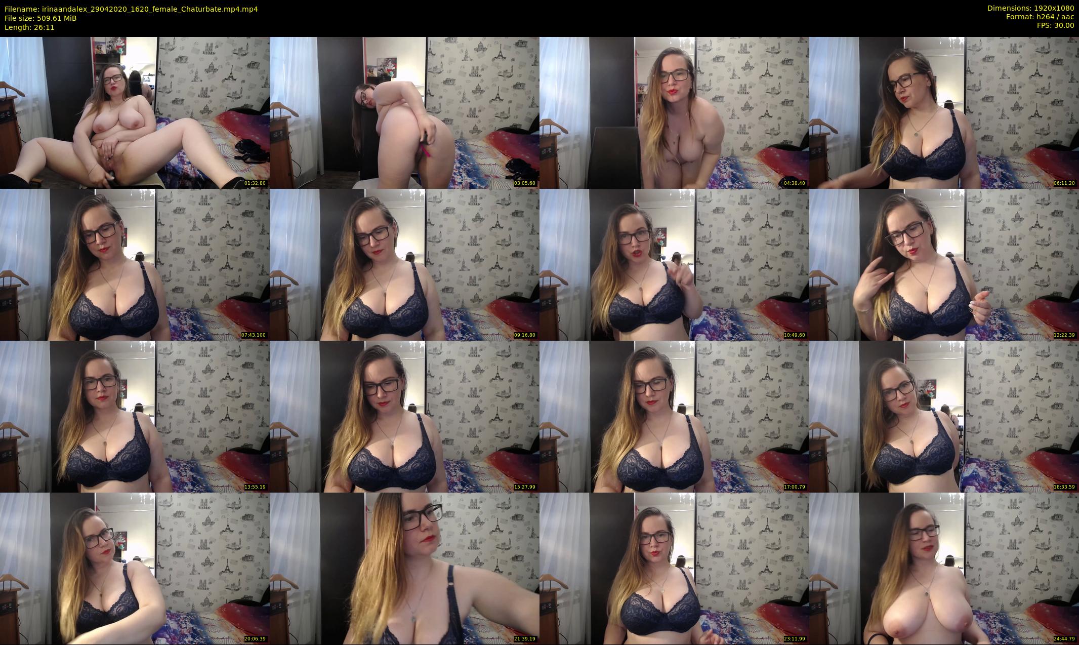 irinaandalex — 27 minute Chaturbate couple cam show recording, 1080p, Apr 29, 2020