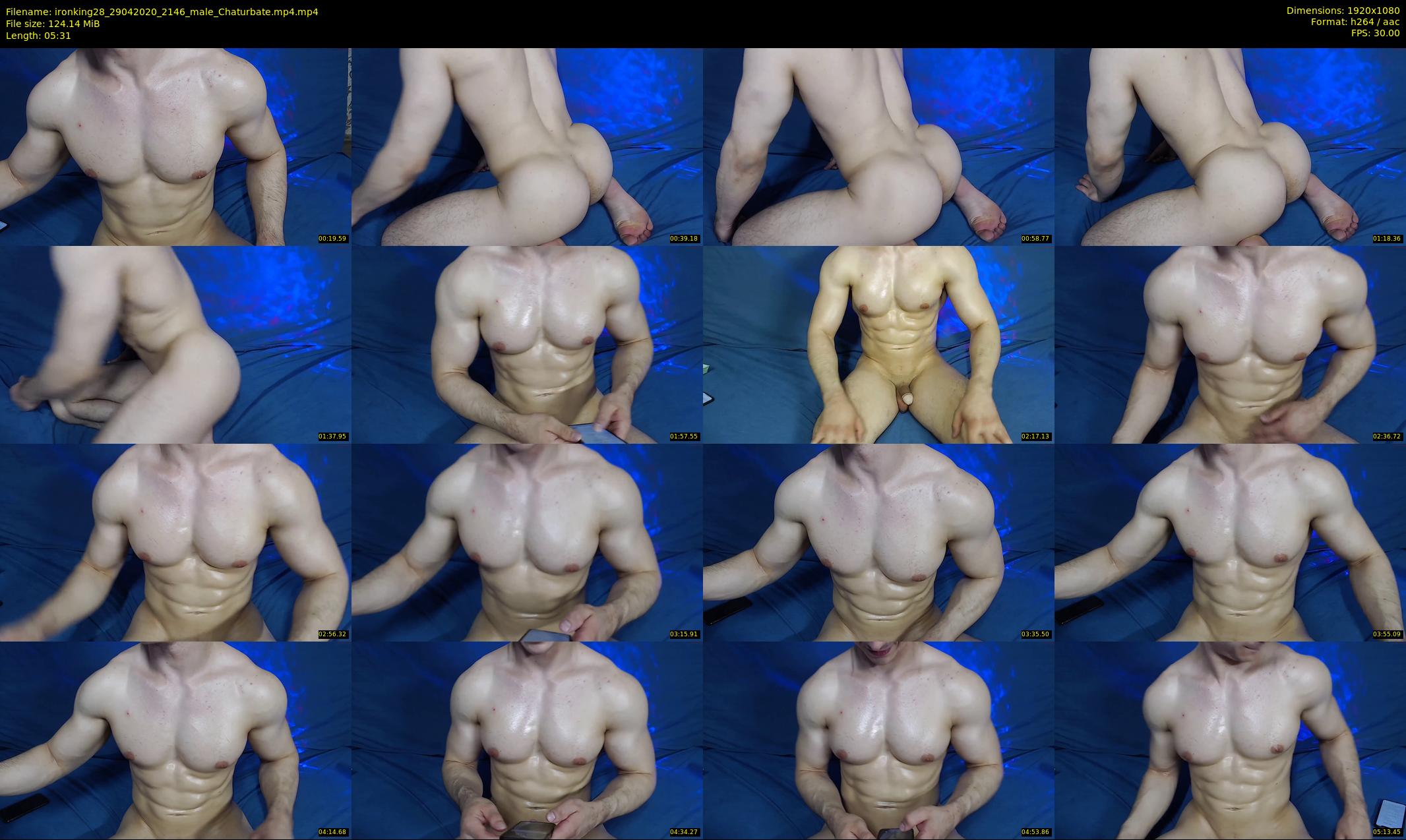 ironking28 — 6 minute Chaturbate male cam show recording, 1080p, Apr 29, 2020
