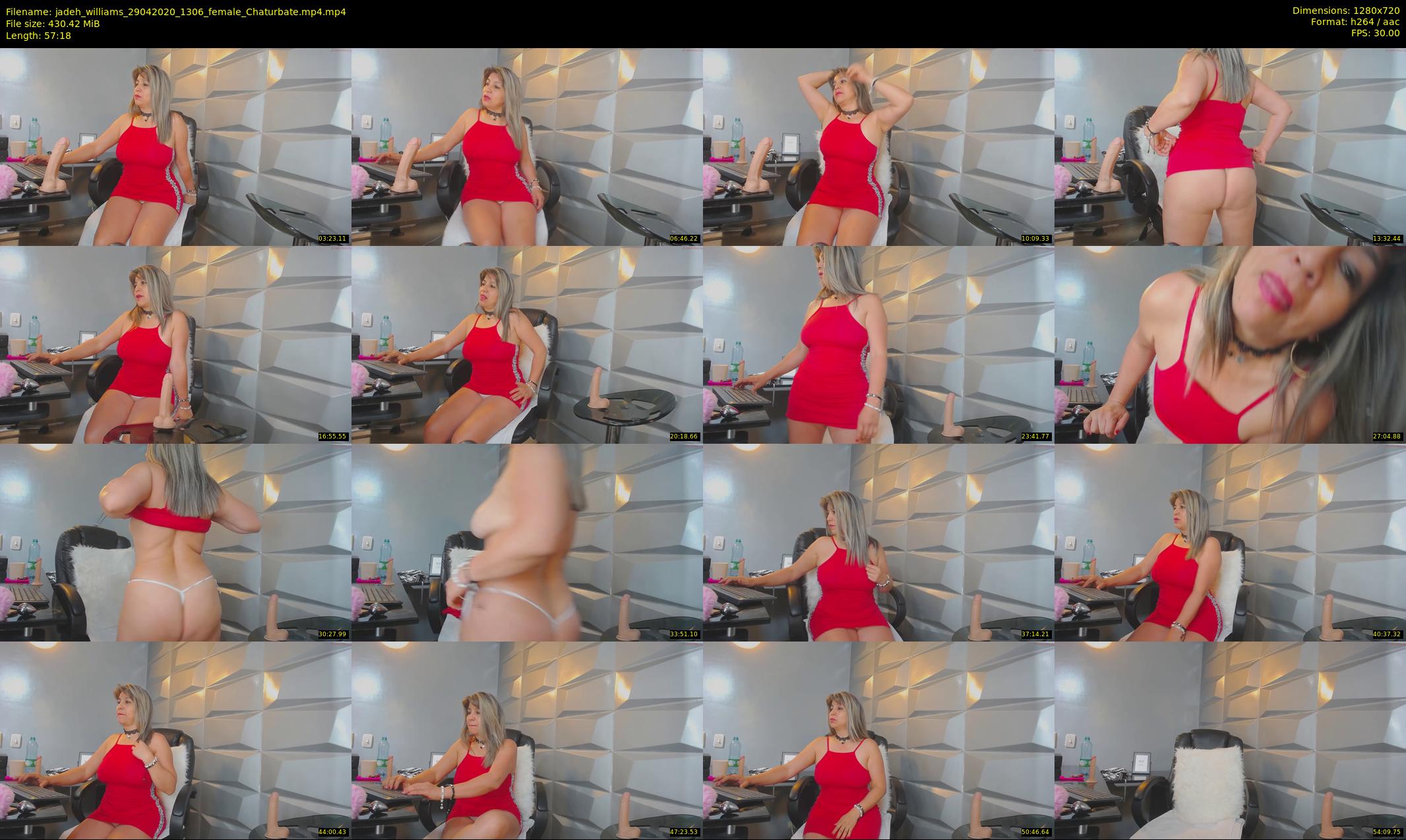 jadeh_williams — 58 minute Chaturbate female cam show recording, 720p, Apr 29, 2020