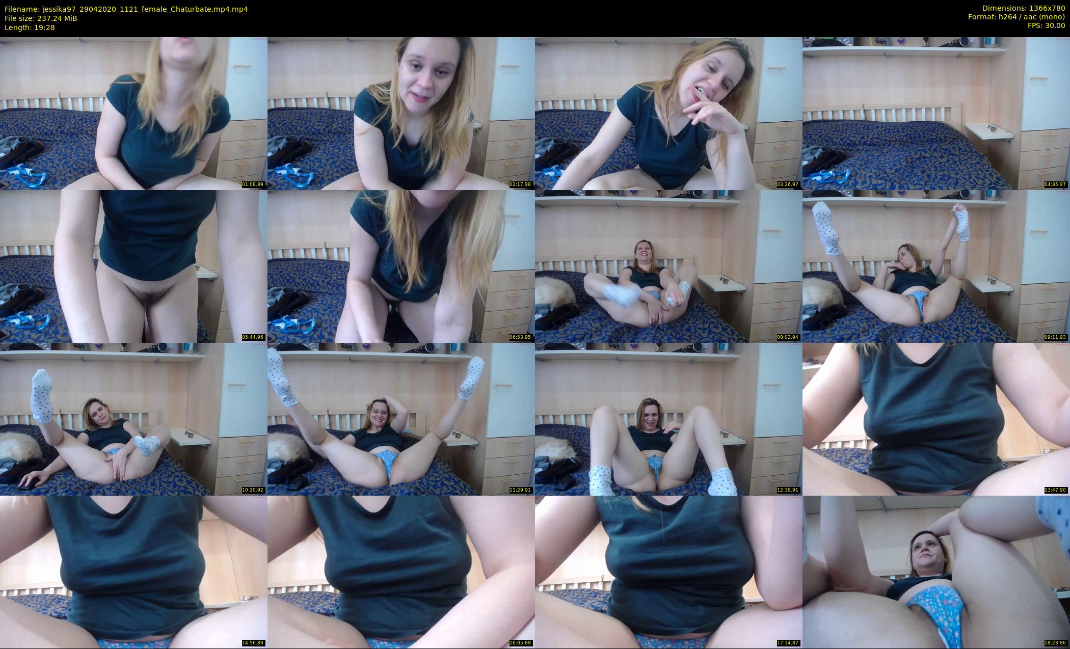 jessika97 — 20 minute Chaturbate female cam show recording, 720p, Apr 29, 2020