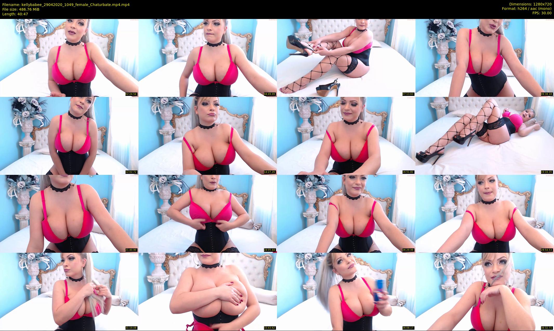 kellybabee — 41 minute Chaturbate female cam show recording, 720p, Apr 29, 2020