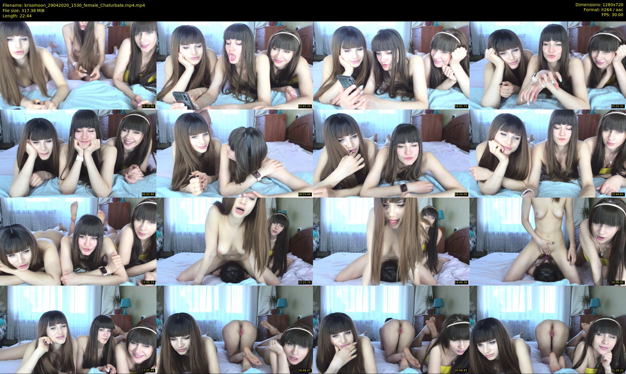 krissmoon — 23 minute Chaturbate female cam show recording, 720p, Apr 29, 2020