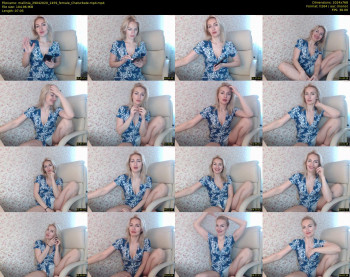 mallinia — 8 minute Chaturbate female cam show recording, 720p, Apr 29, 2020