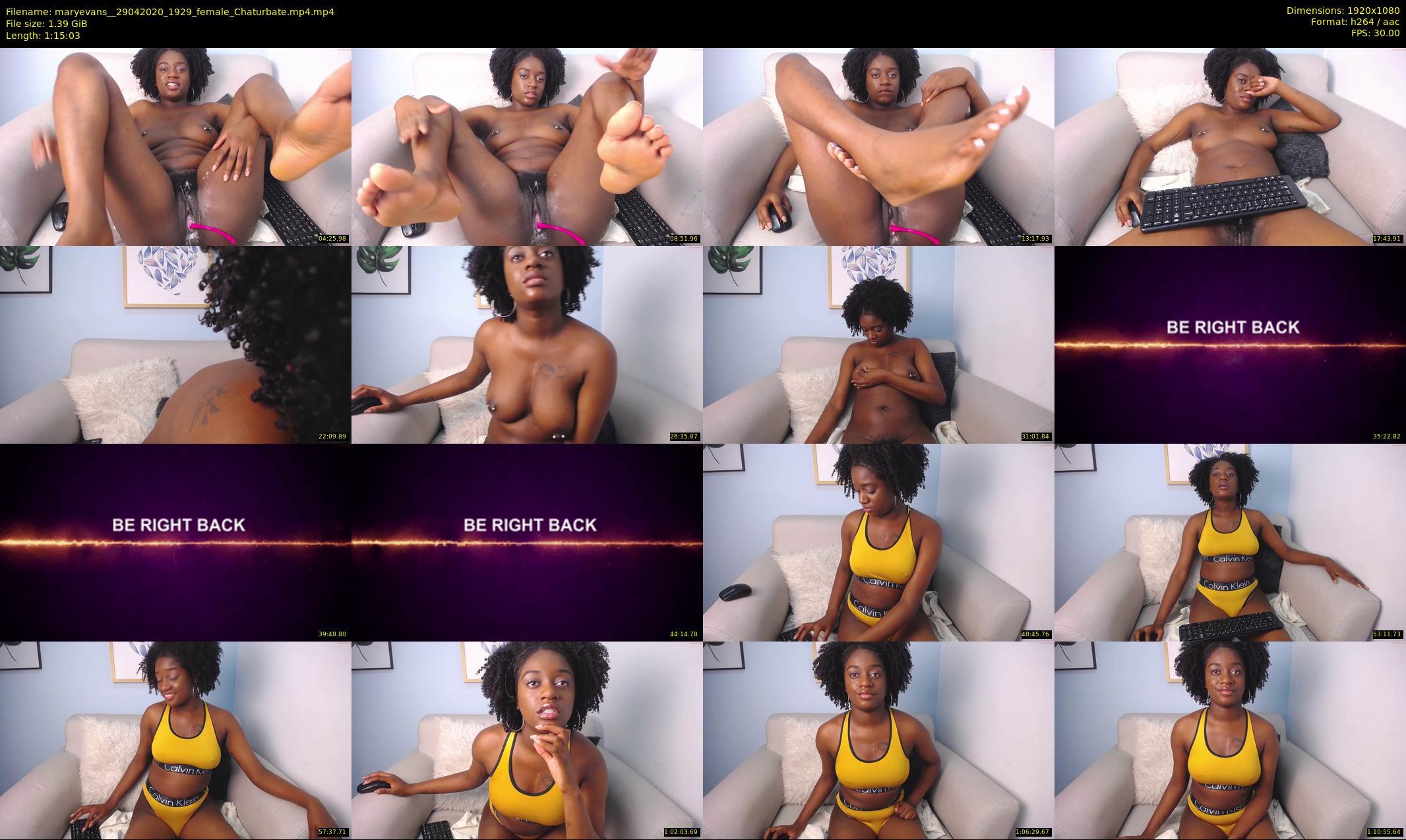 maryevans_ — 76 minute Chaturbate female cam show recording, 1080p, Apr 29, 2020
