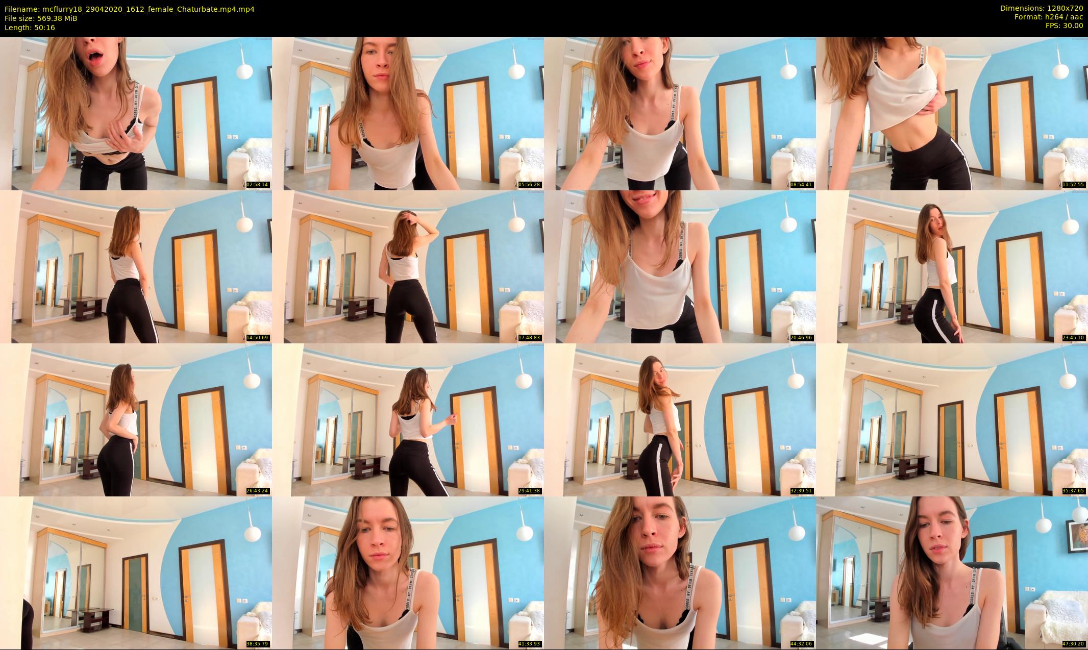 mcflurry18 — 51 minute Chaturbate female cam show recording, 720p, Apr 29, 2020