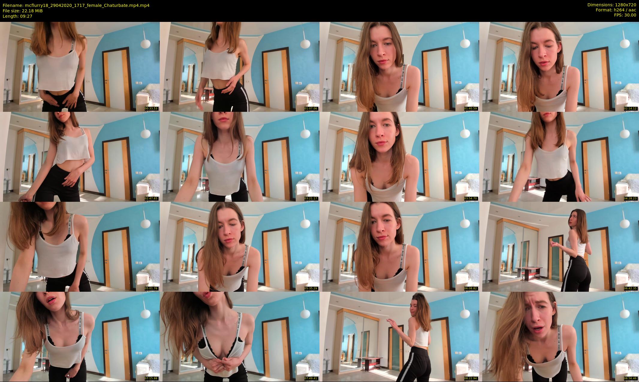 mcflurry18 — 10 minute Chaturbate female cam show recording, 720p, Apr 29, 2020