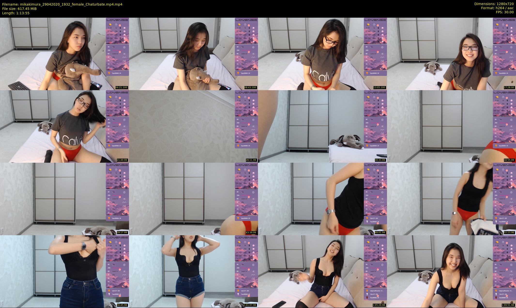 mikakimura — 74 minute Chaturbate female cam show recording, 720p, Apr 29, 2020
