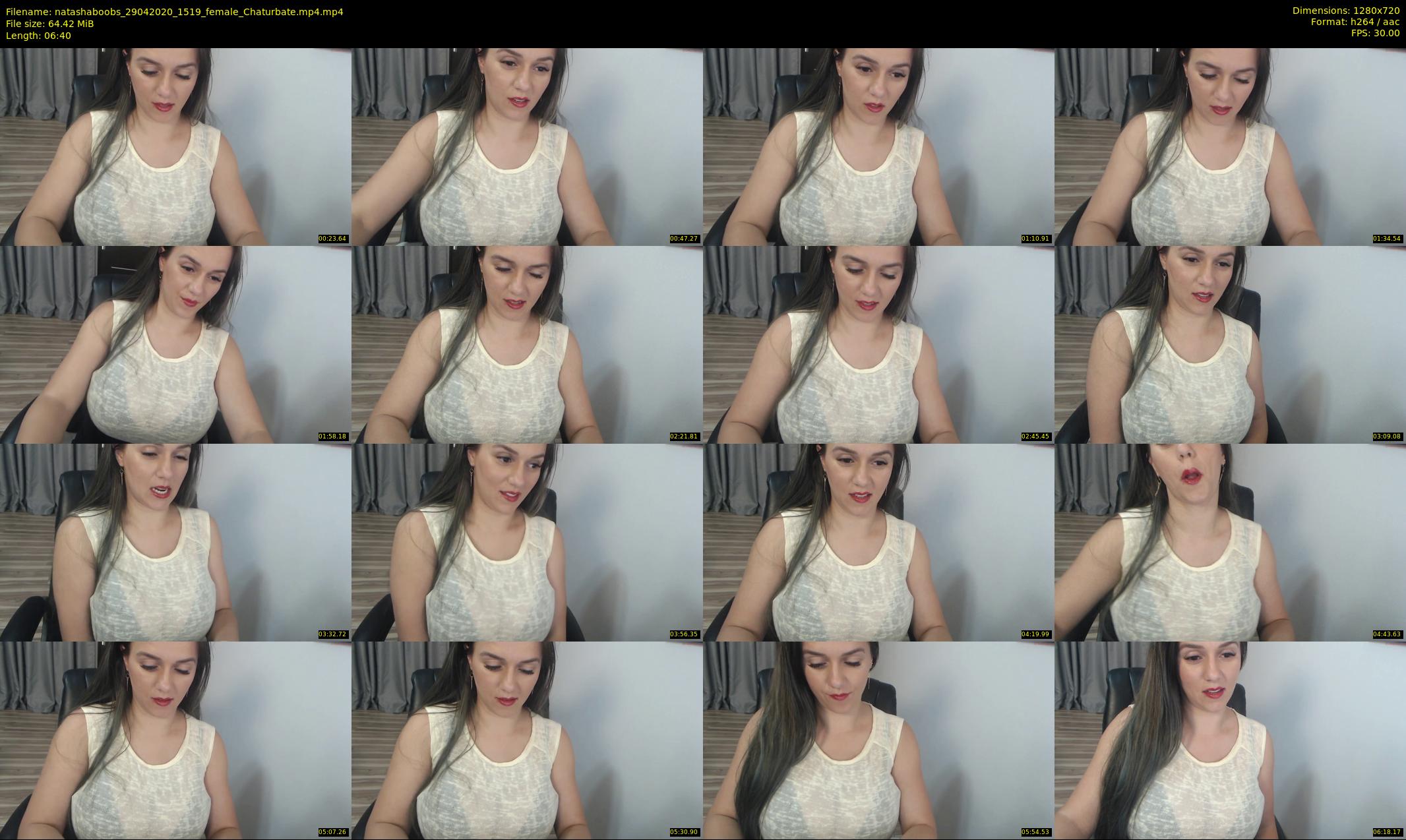 natashaboobs — 7 minute Chaturbate female cam show recording, 720p, Apr 29, 2020